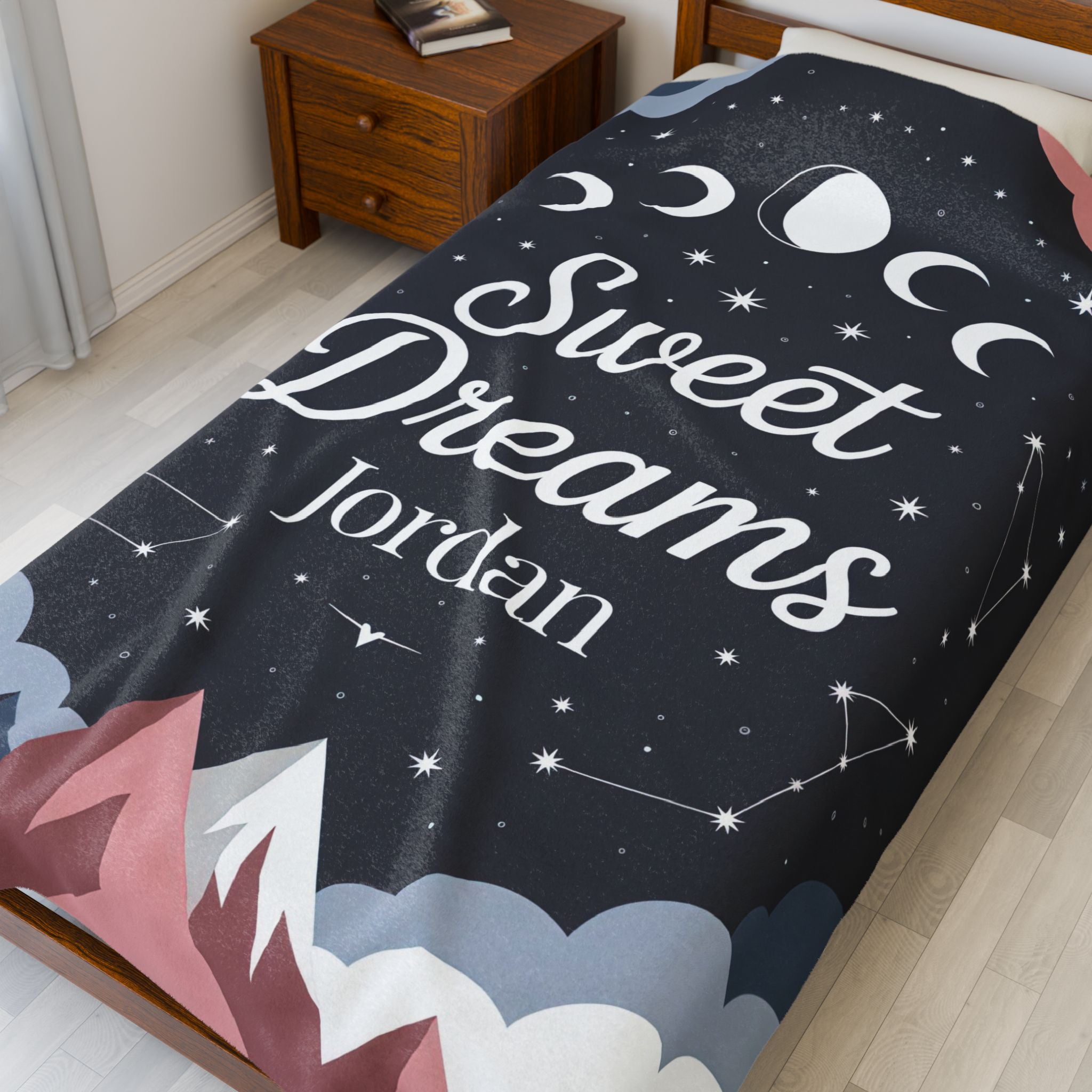 Sweet Dreams Personalized Plush Blanket