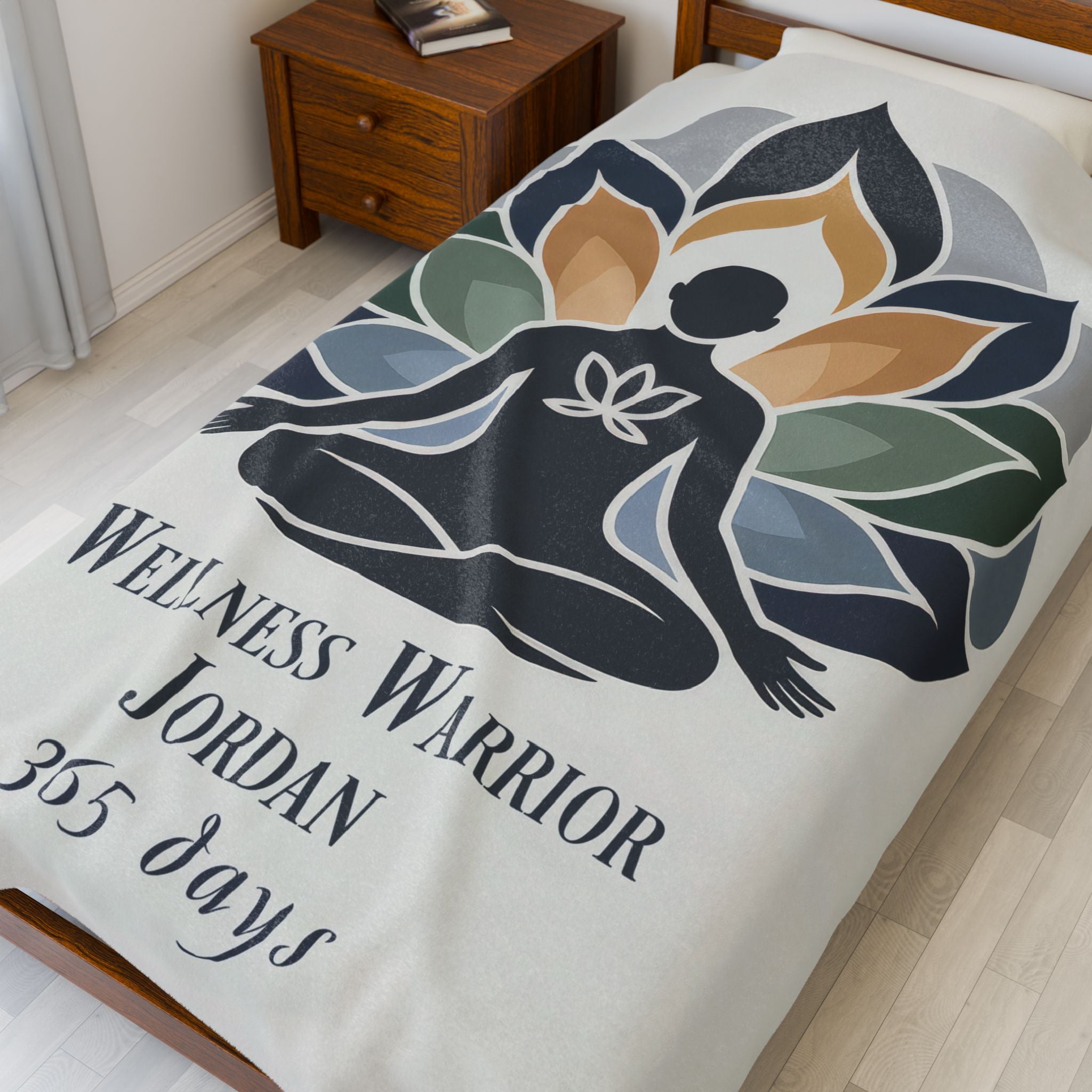 Mental Health Journey Personalized Plush Blanket