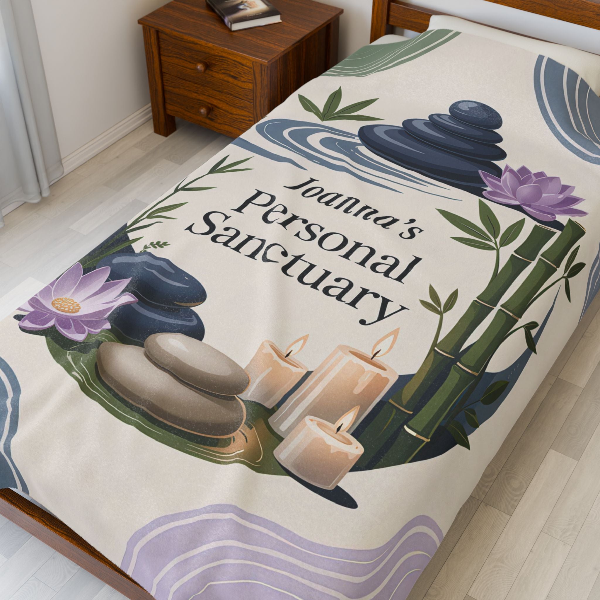 Personal Sanctuary Personalized Plush Blanket