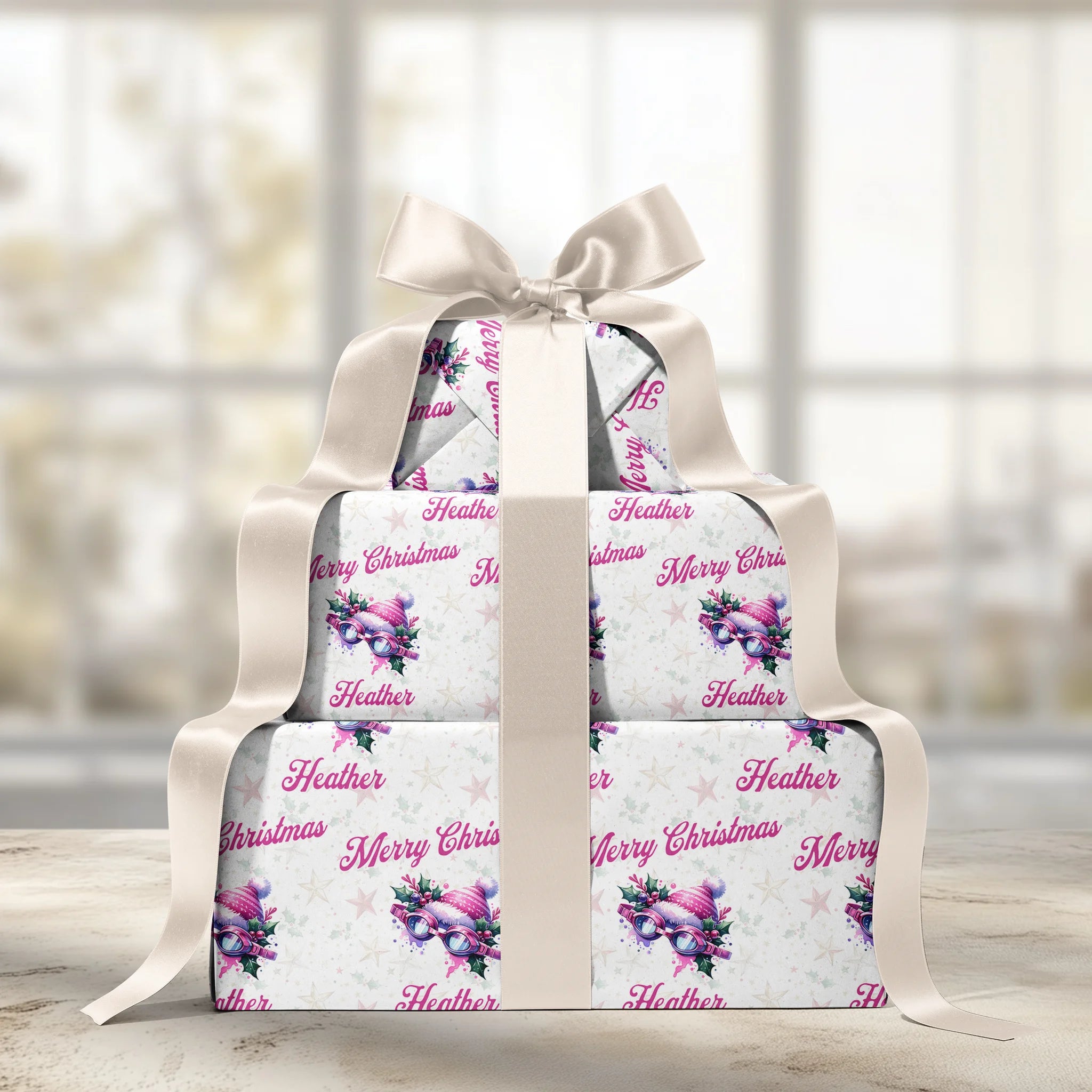 Santa’s Spectacles Gift Wrapping Paper