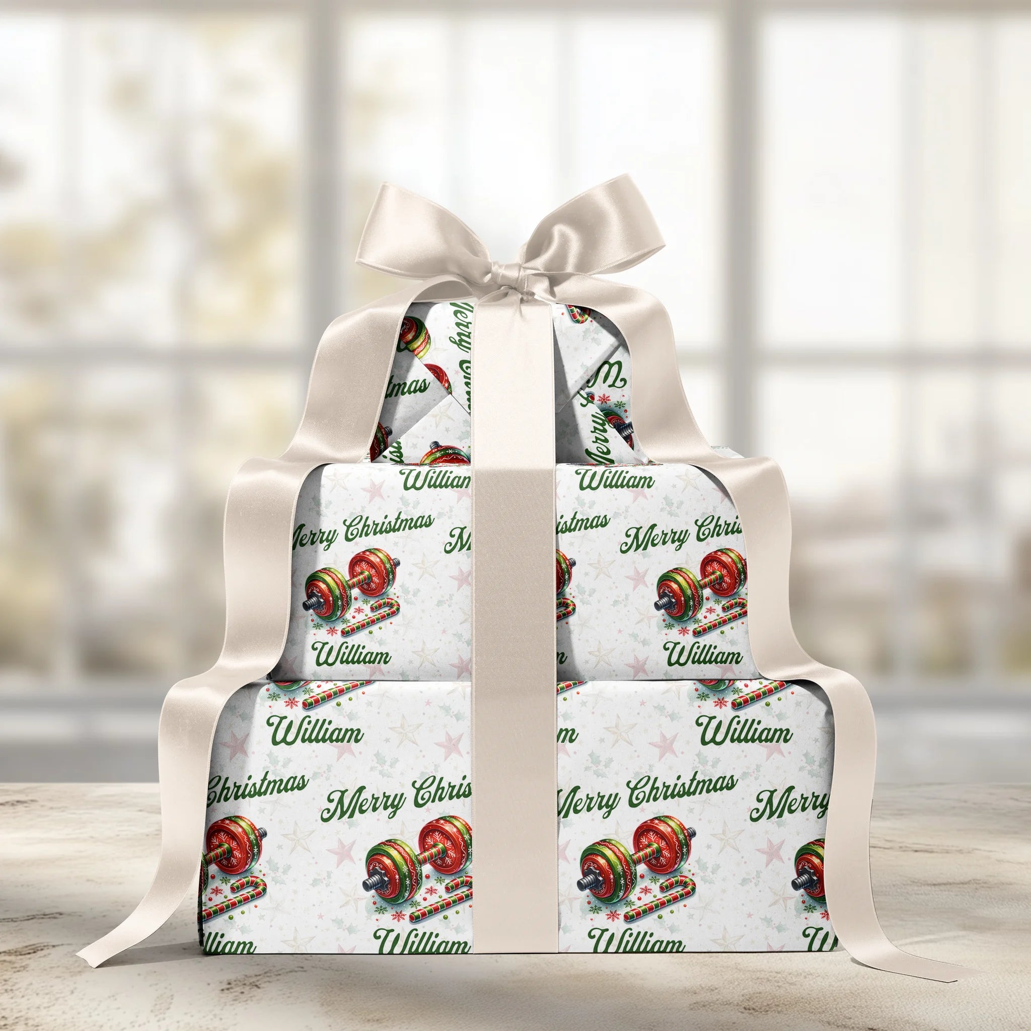 Ho Ho Heavy Gift Wrapping Paper