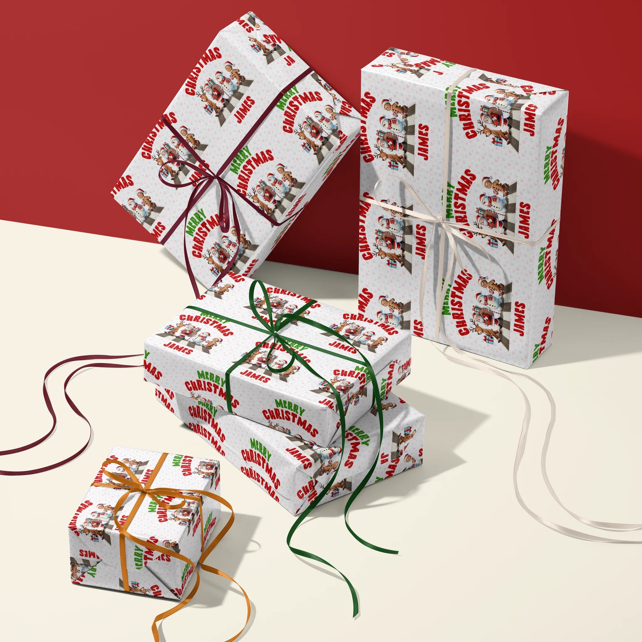 Sleigh Queue Gift Wrapping Paper