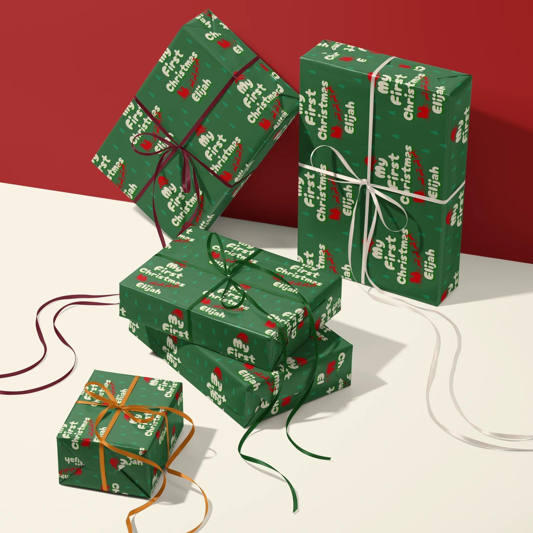 Santa’s Flight Plan Gift Wrapping Paper