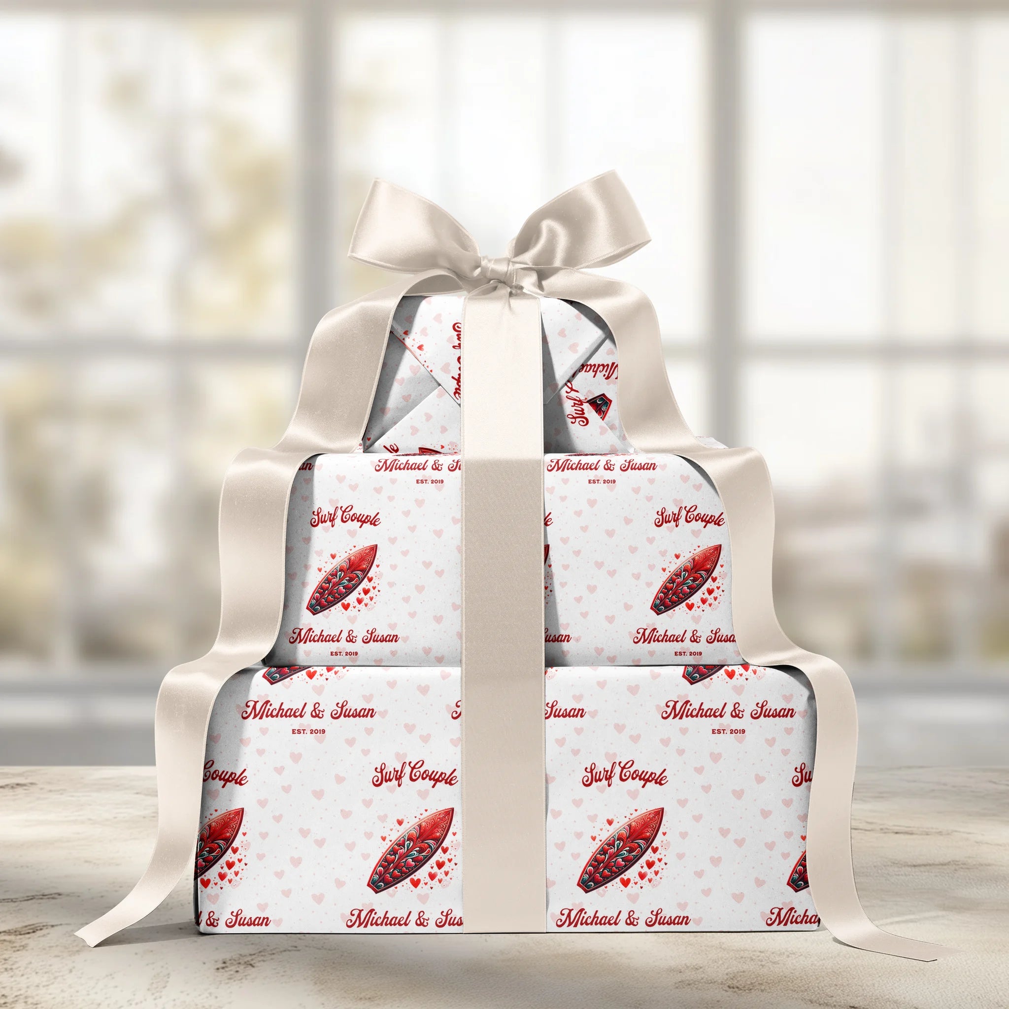Sealed with a Surf Gift Wrapping Paper