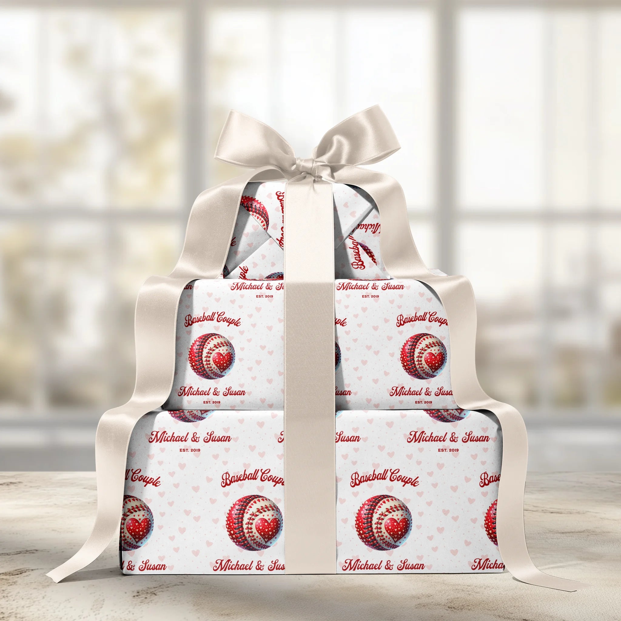 Sweetheart League Gift Wrapping Paper