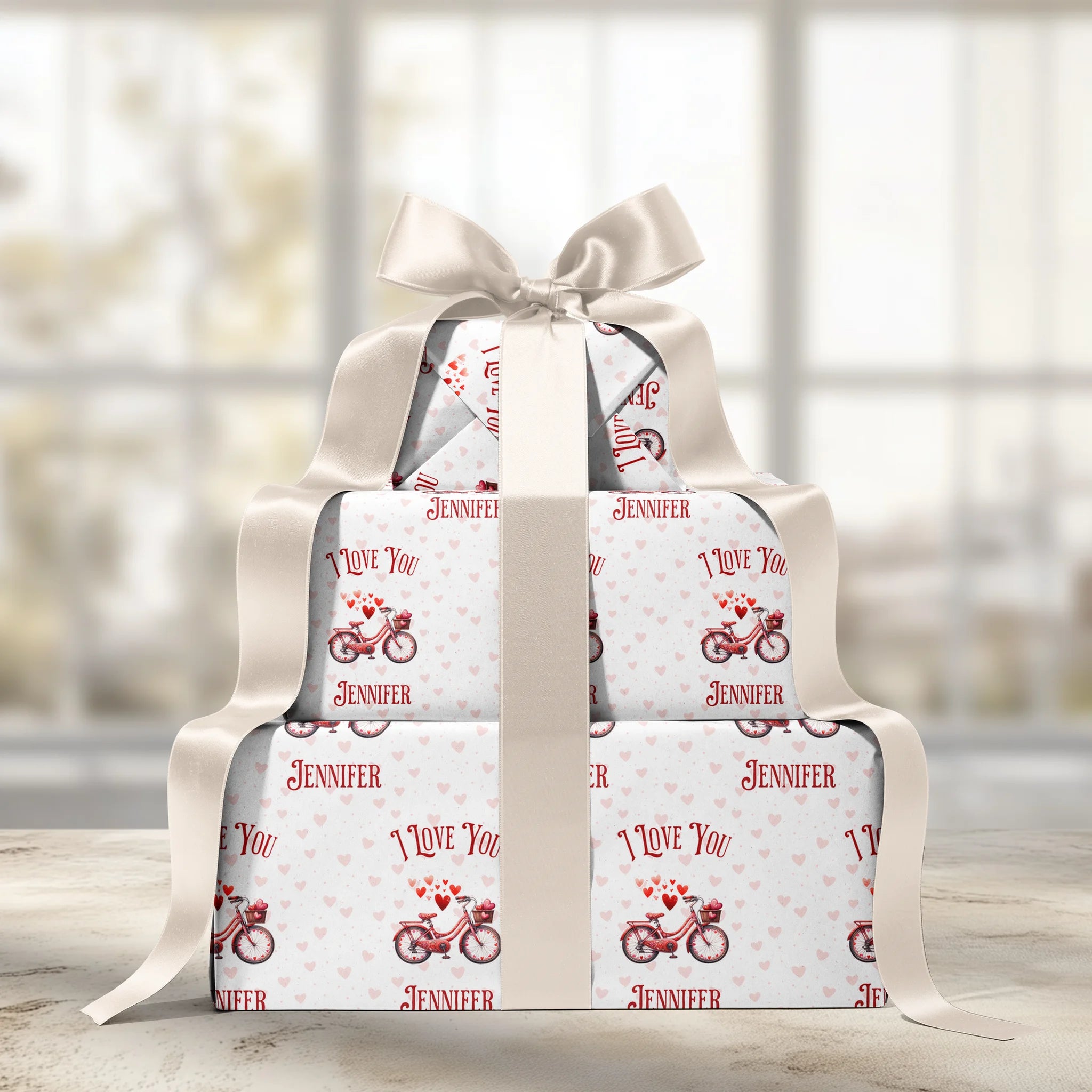 Heartfelt Journey Gift Wrapping Paper