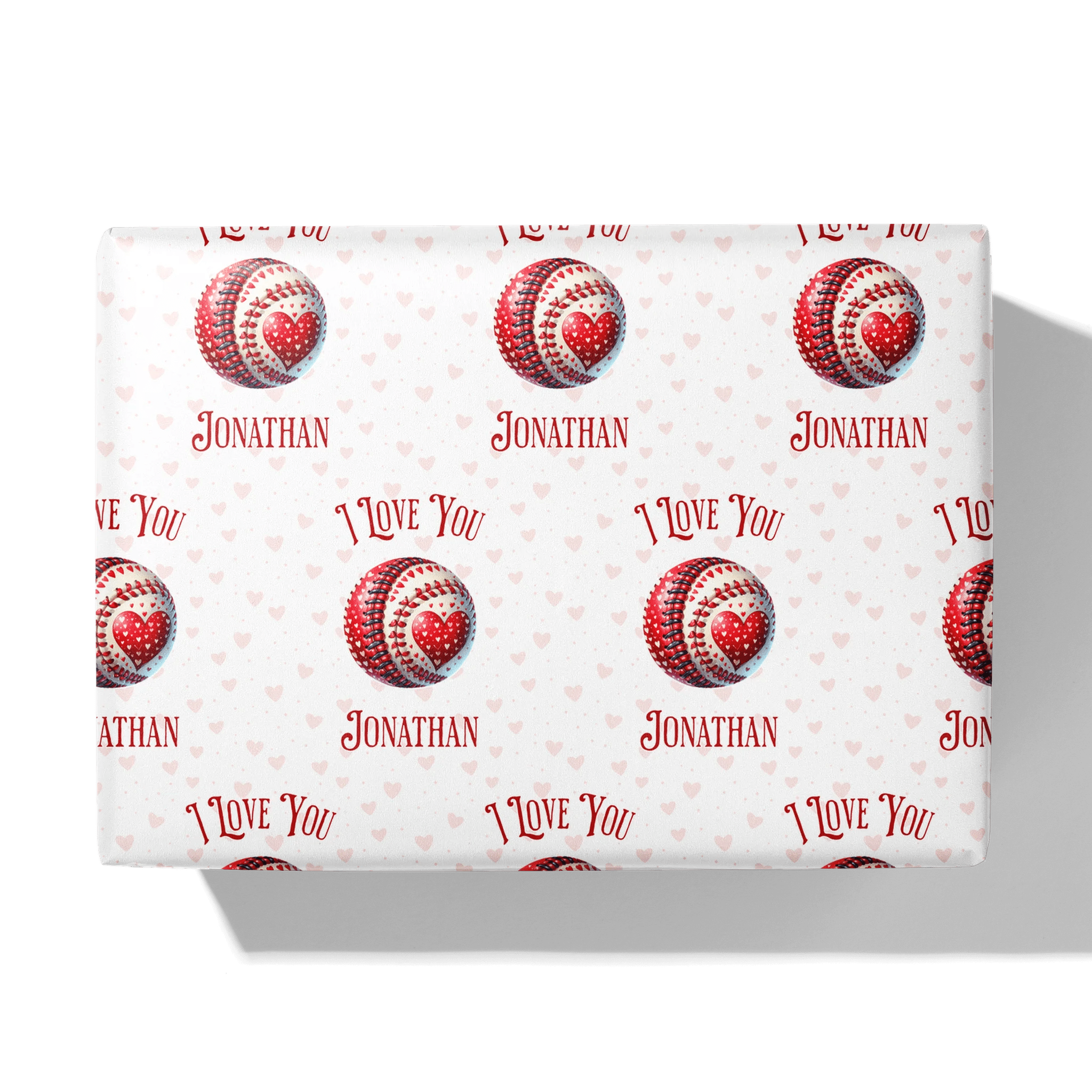 Home Run Romance Gift Wrapping Paper