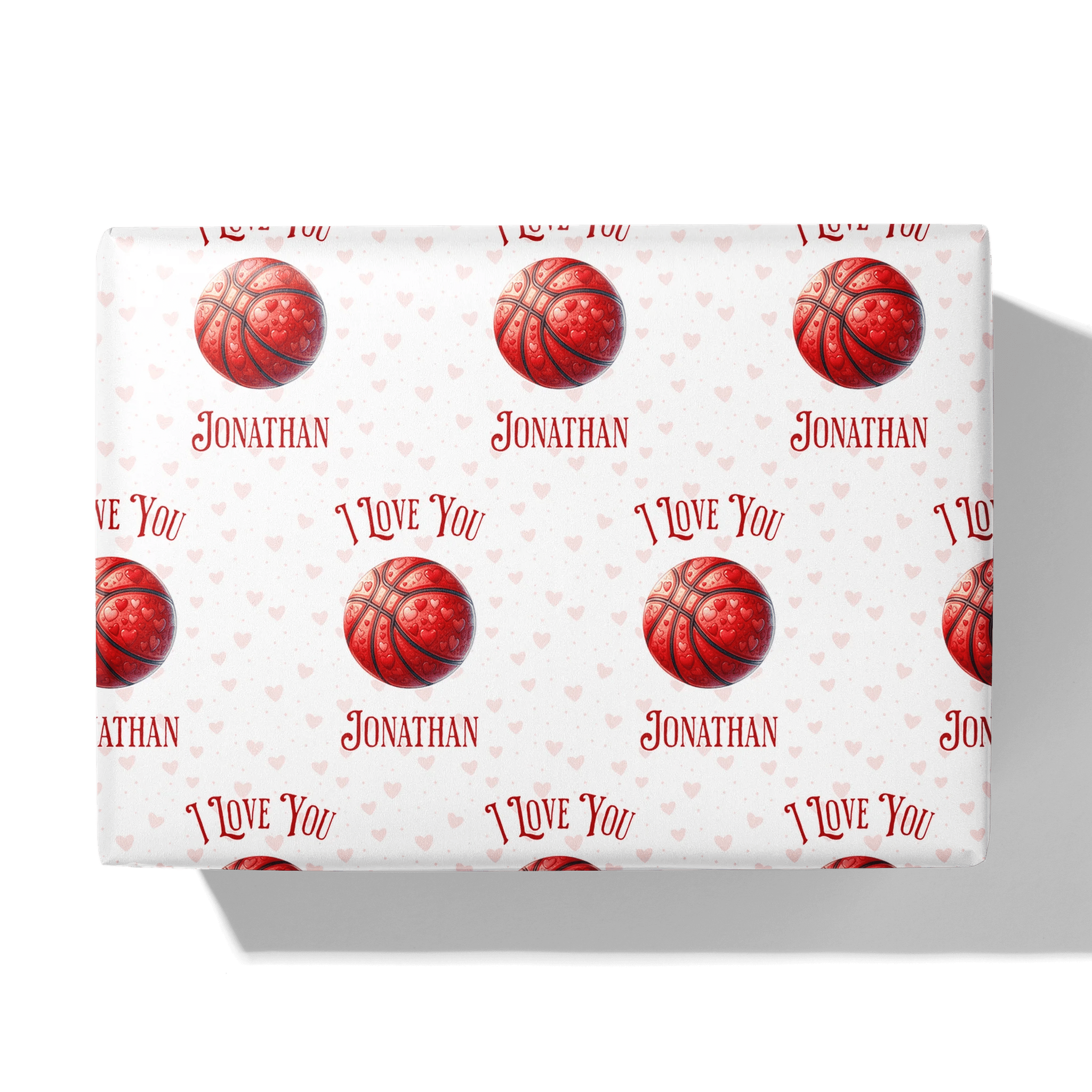 Full Court Heart Gift Wrapping Paper