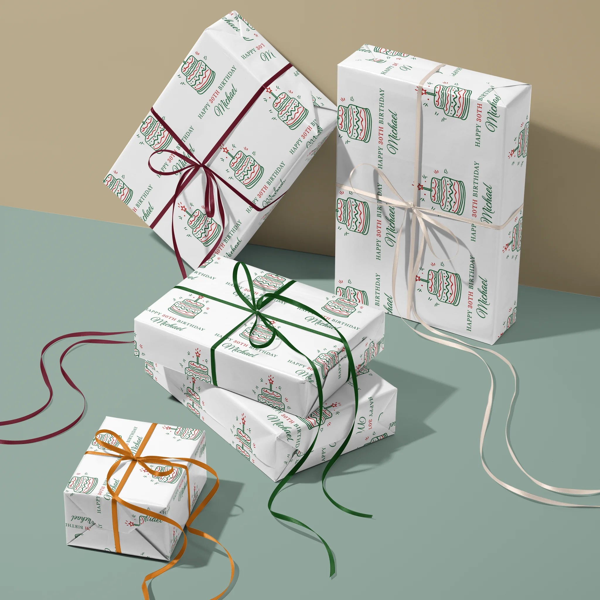 Joyful Birthday Vibes Gift Wrapping Paper