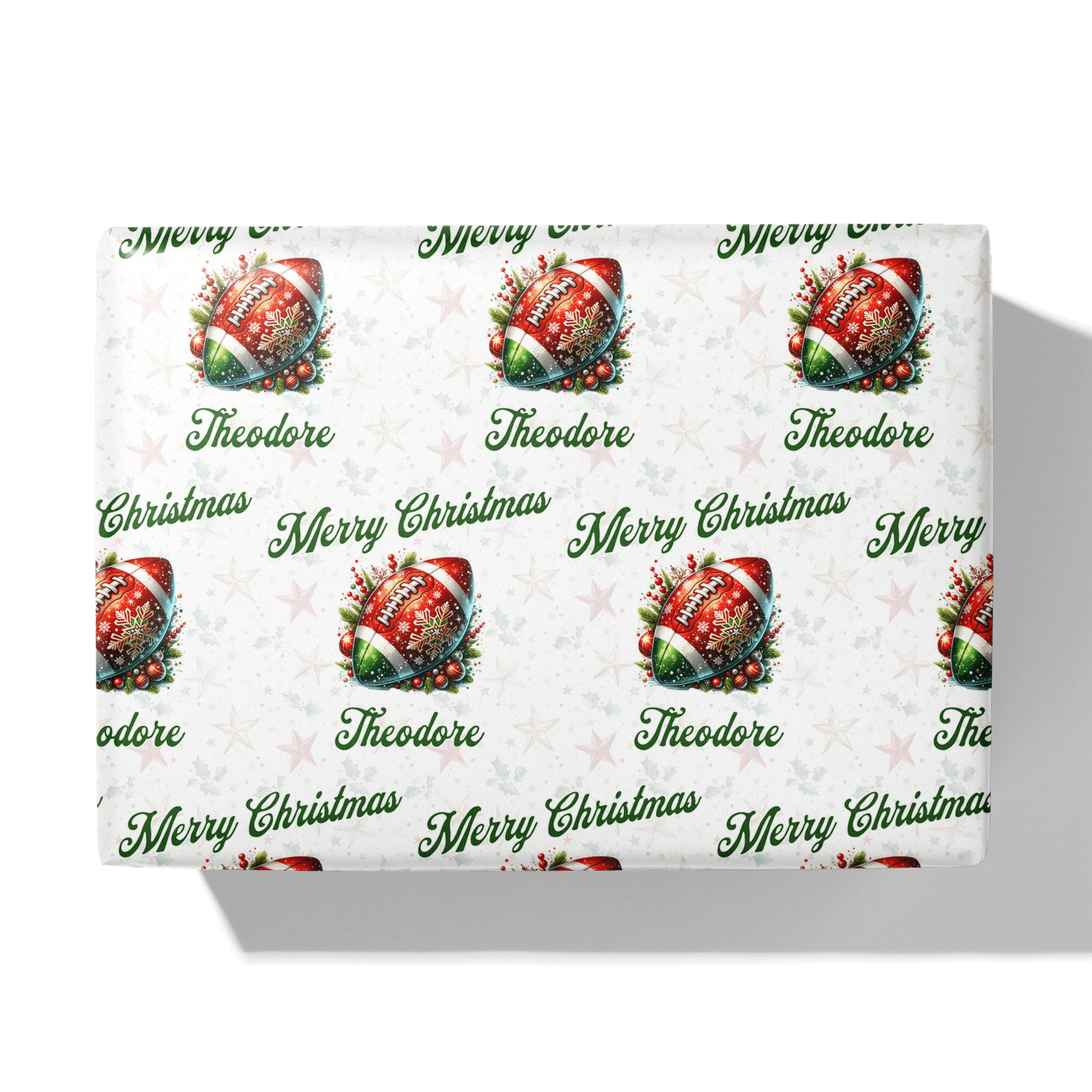 Festive Field Goal Gift Wrapping Paper