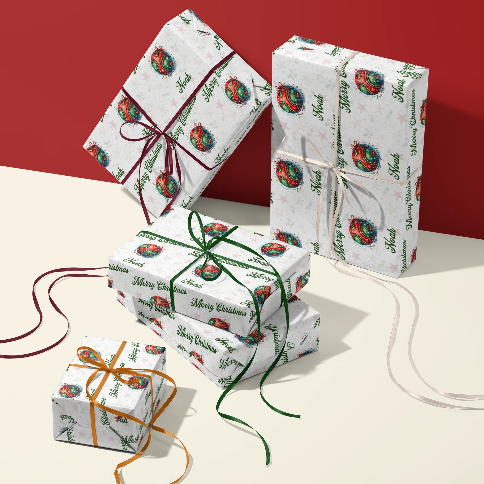 Decked and Delivered Gift Wrapping Paper