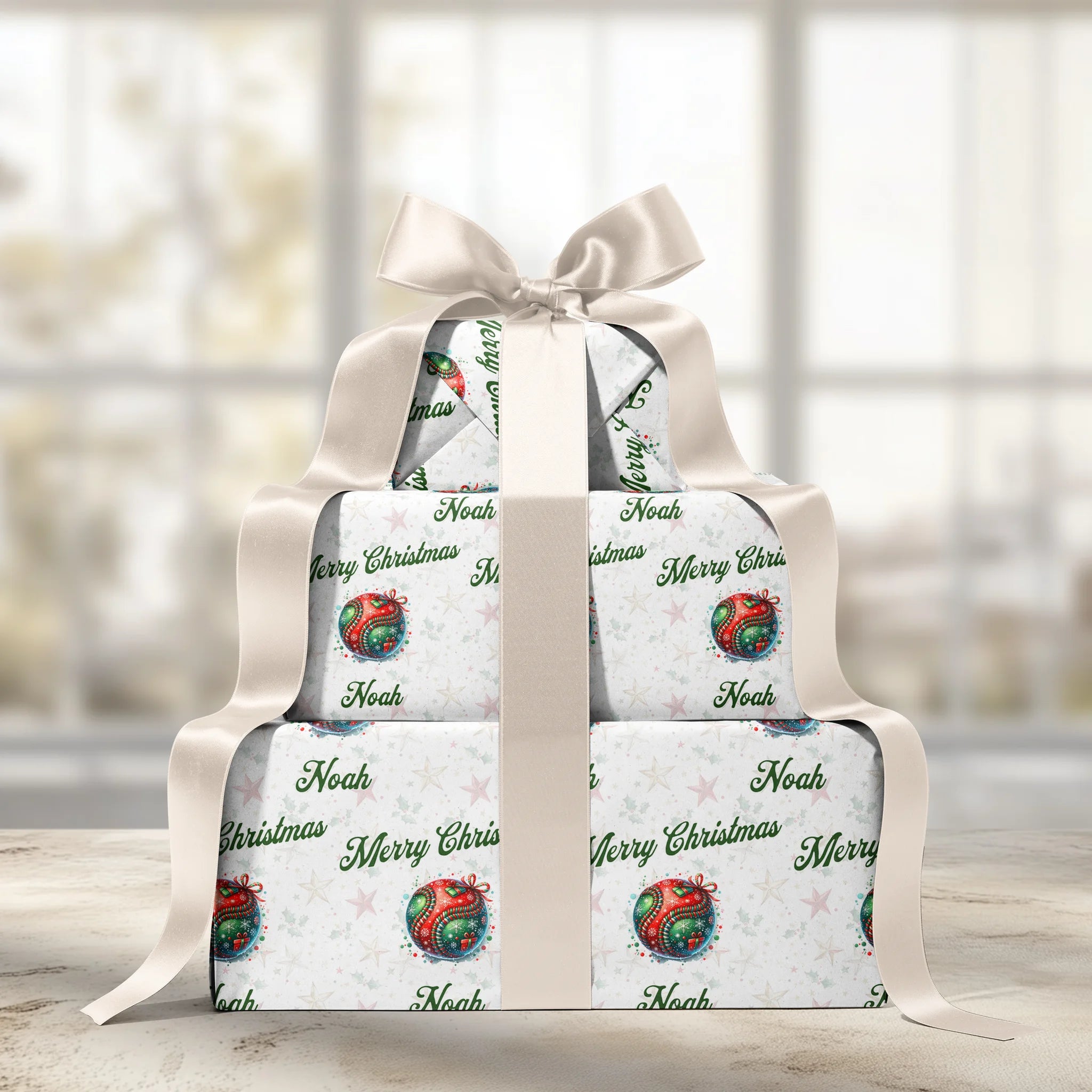 Decked and Delivered Gift Wrapping Paper