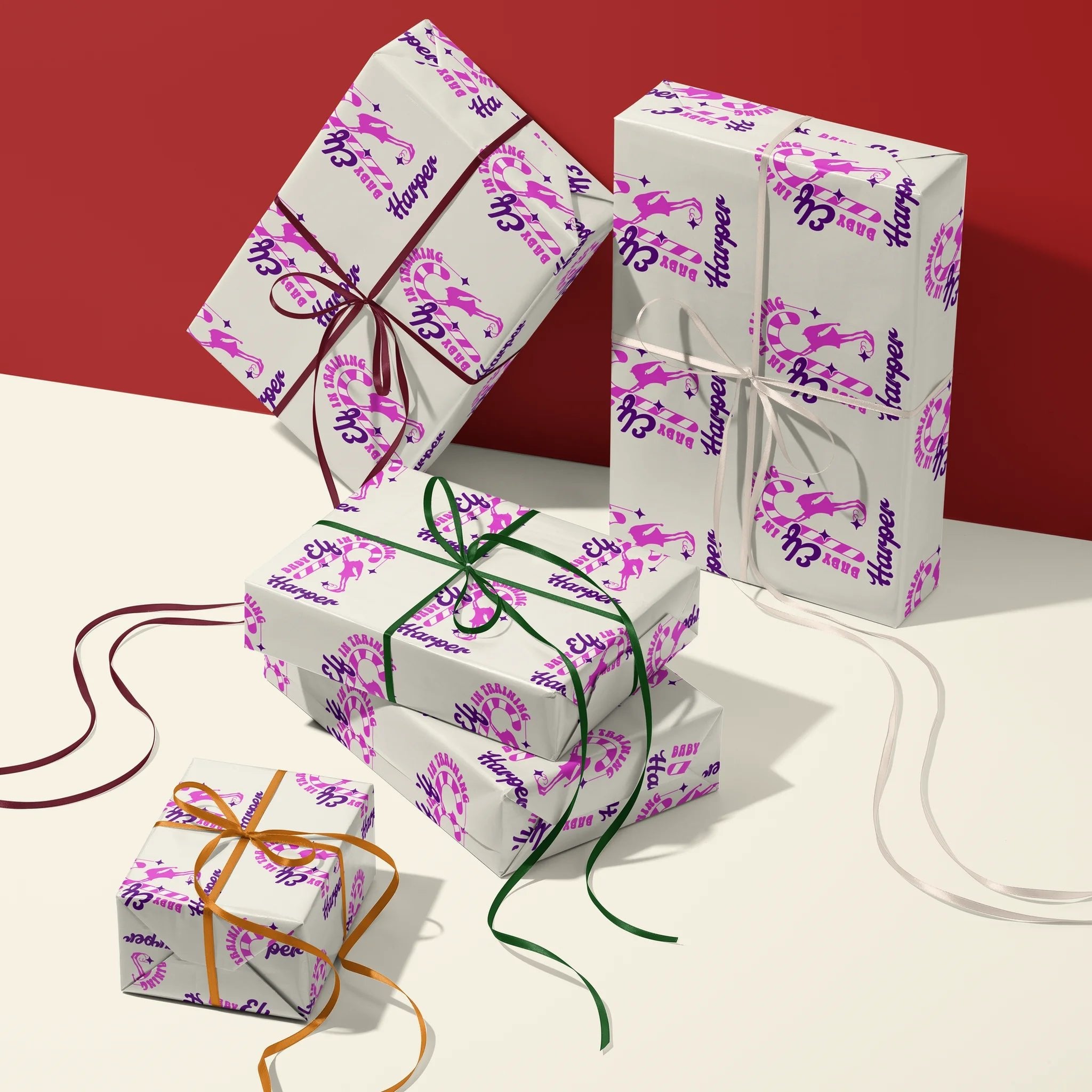 North Pole Rookie Gift Wrapping Paper