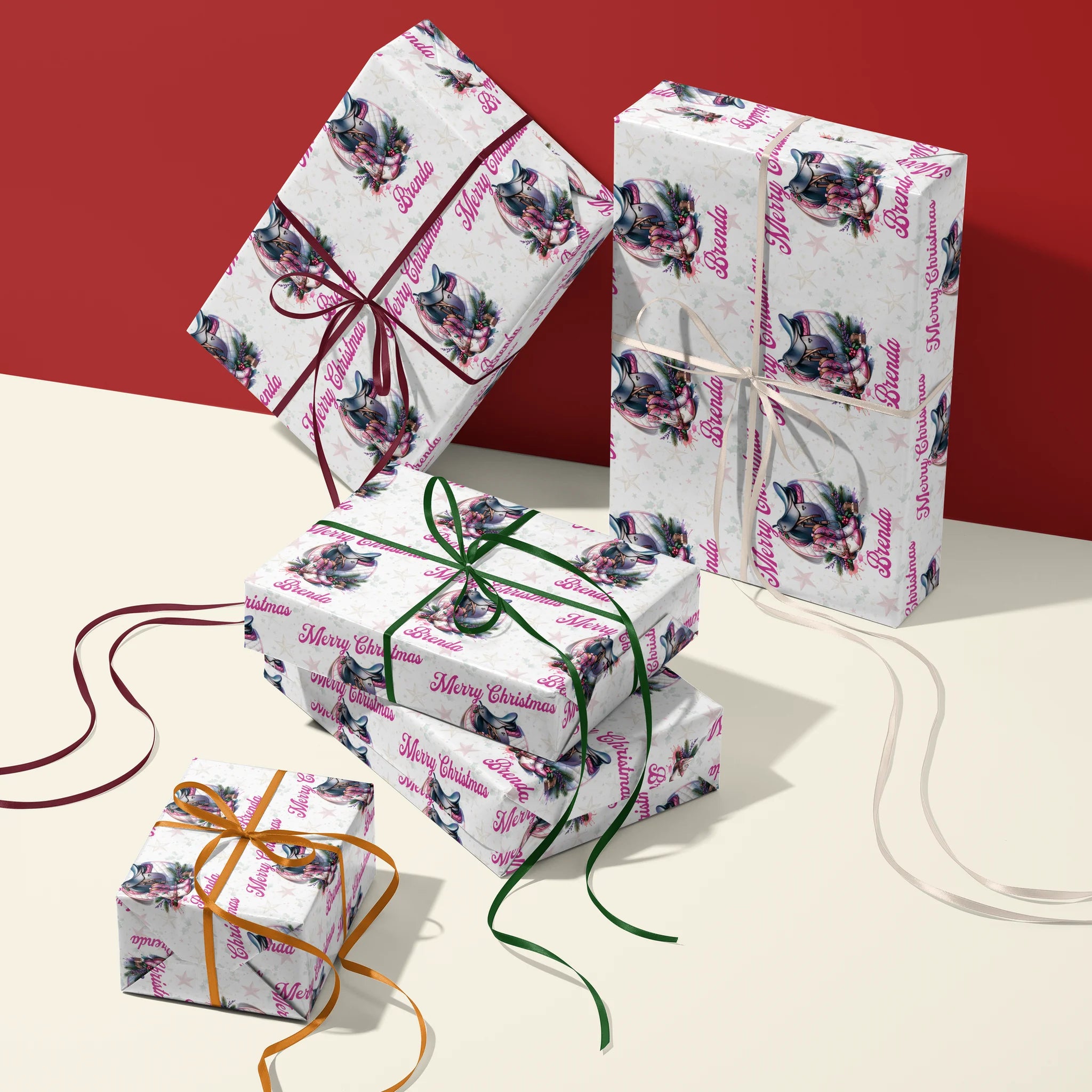 Ho Ho Hoof Gift Wrapping Paper