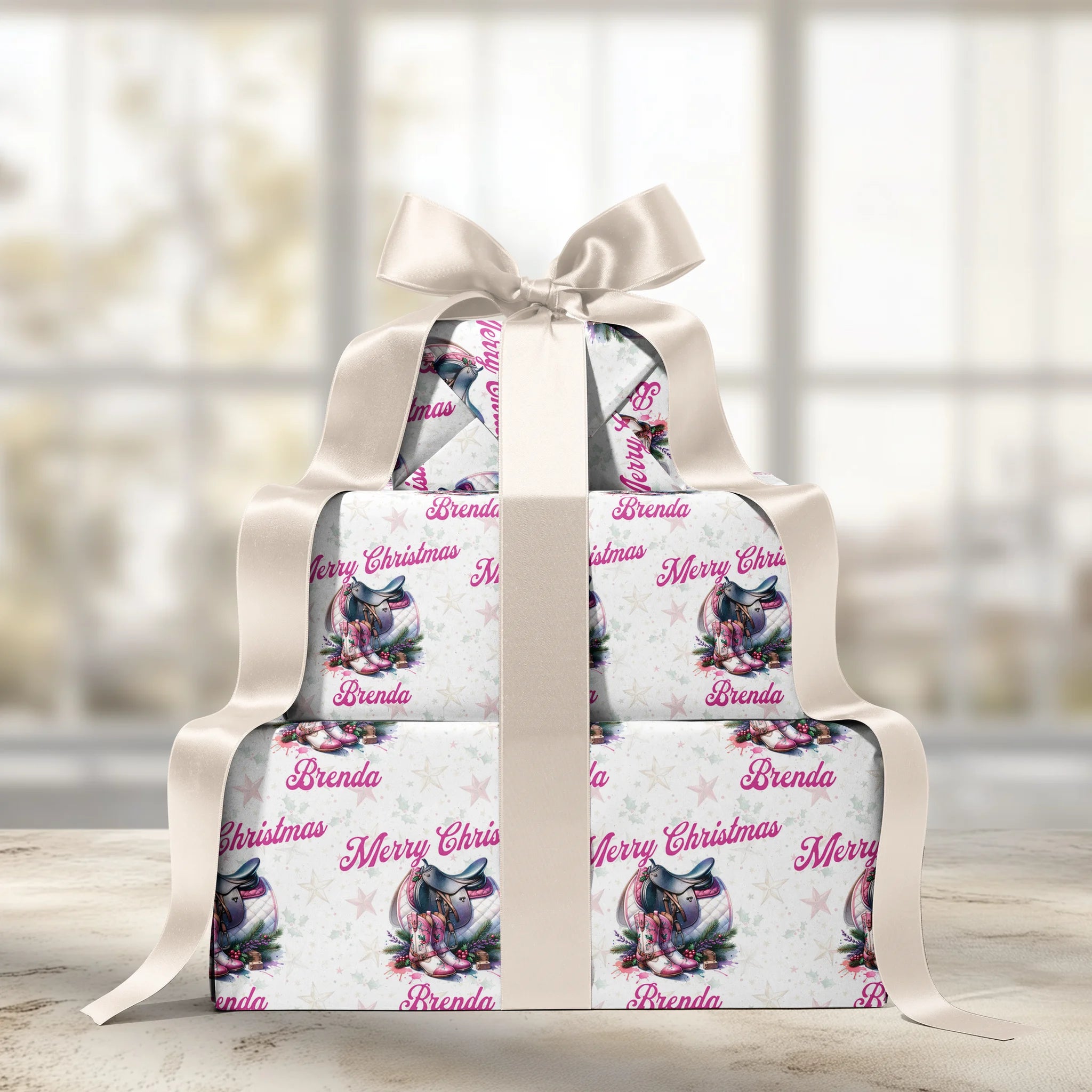 Ho Ho Hoof Gift Wrapping Paper
