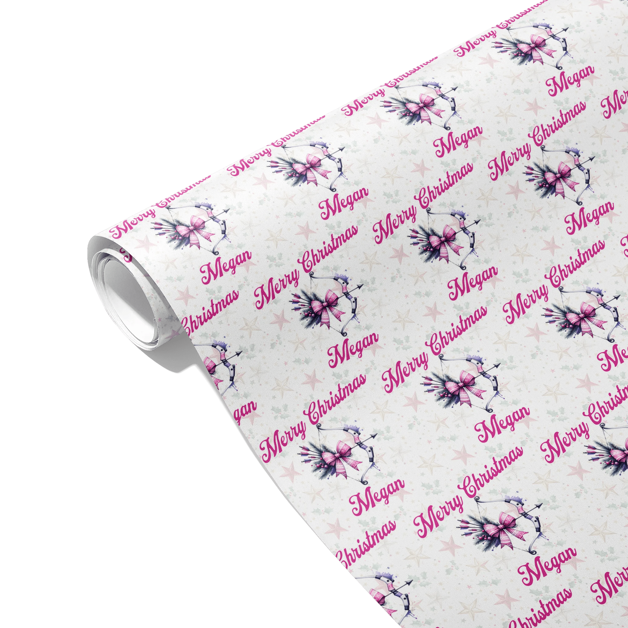Bow and Arrowed Gift Wrapping Paper