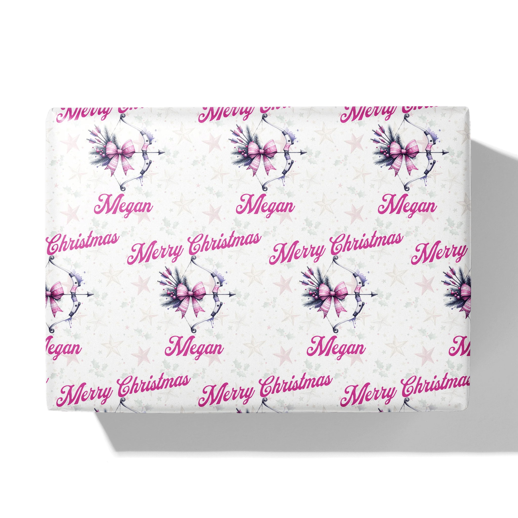 Bow and Arrowed Gift Wrapping Paper