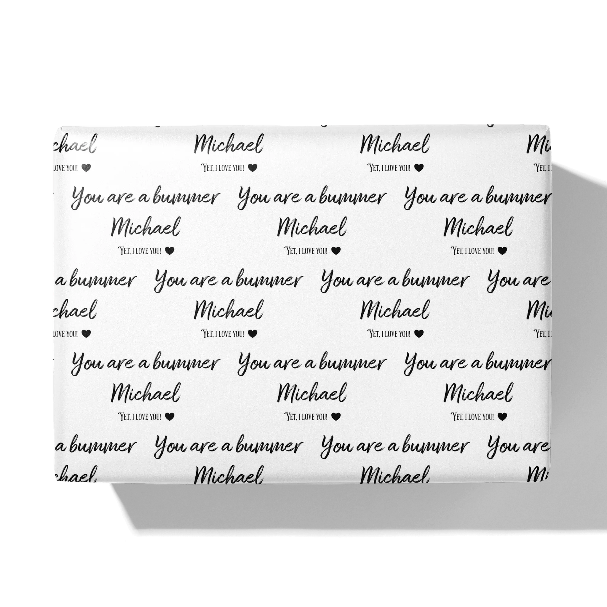 Boxed and Loaded Gift Wrapping Paper