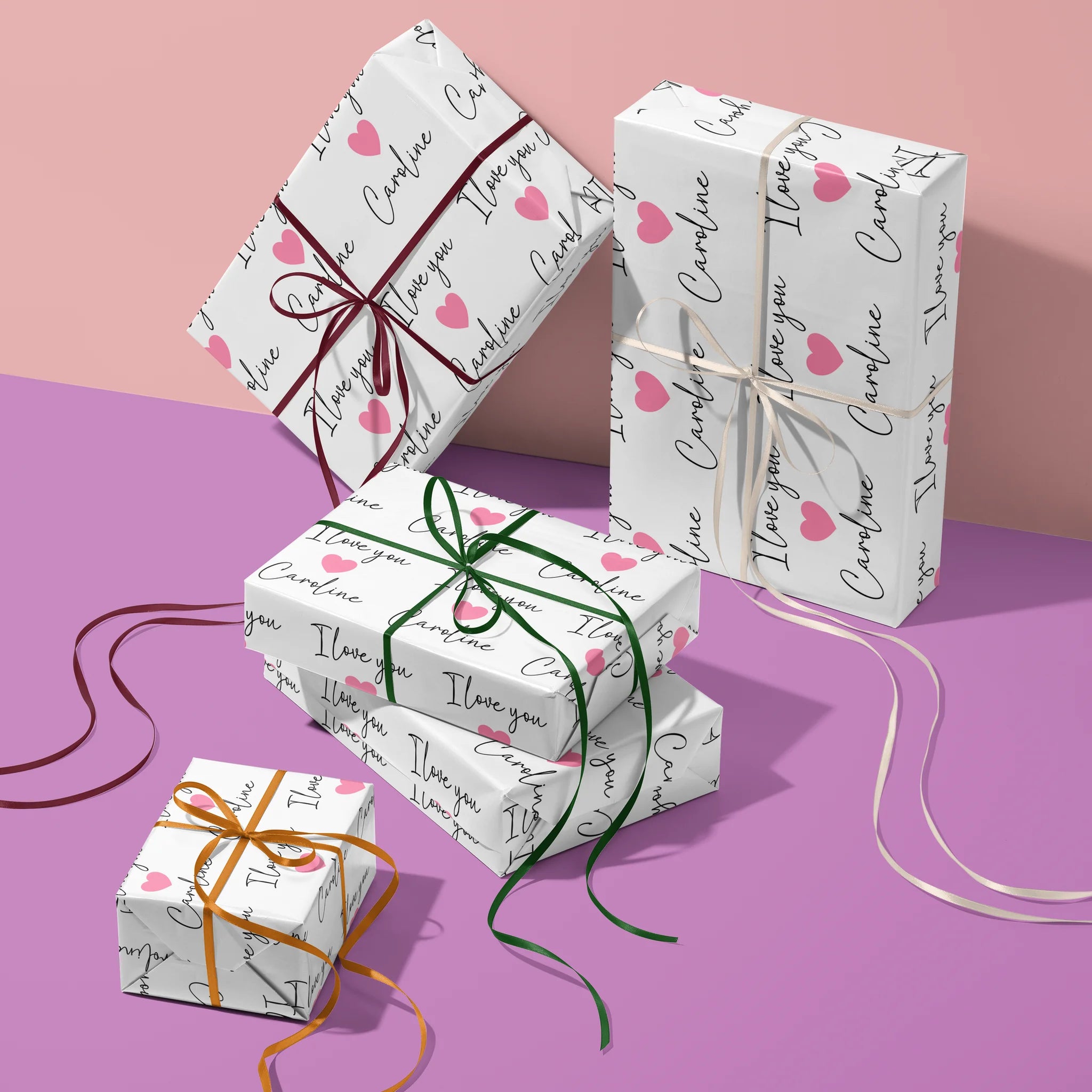 Wishful Script Gift Wrapping Paper