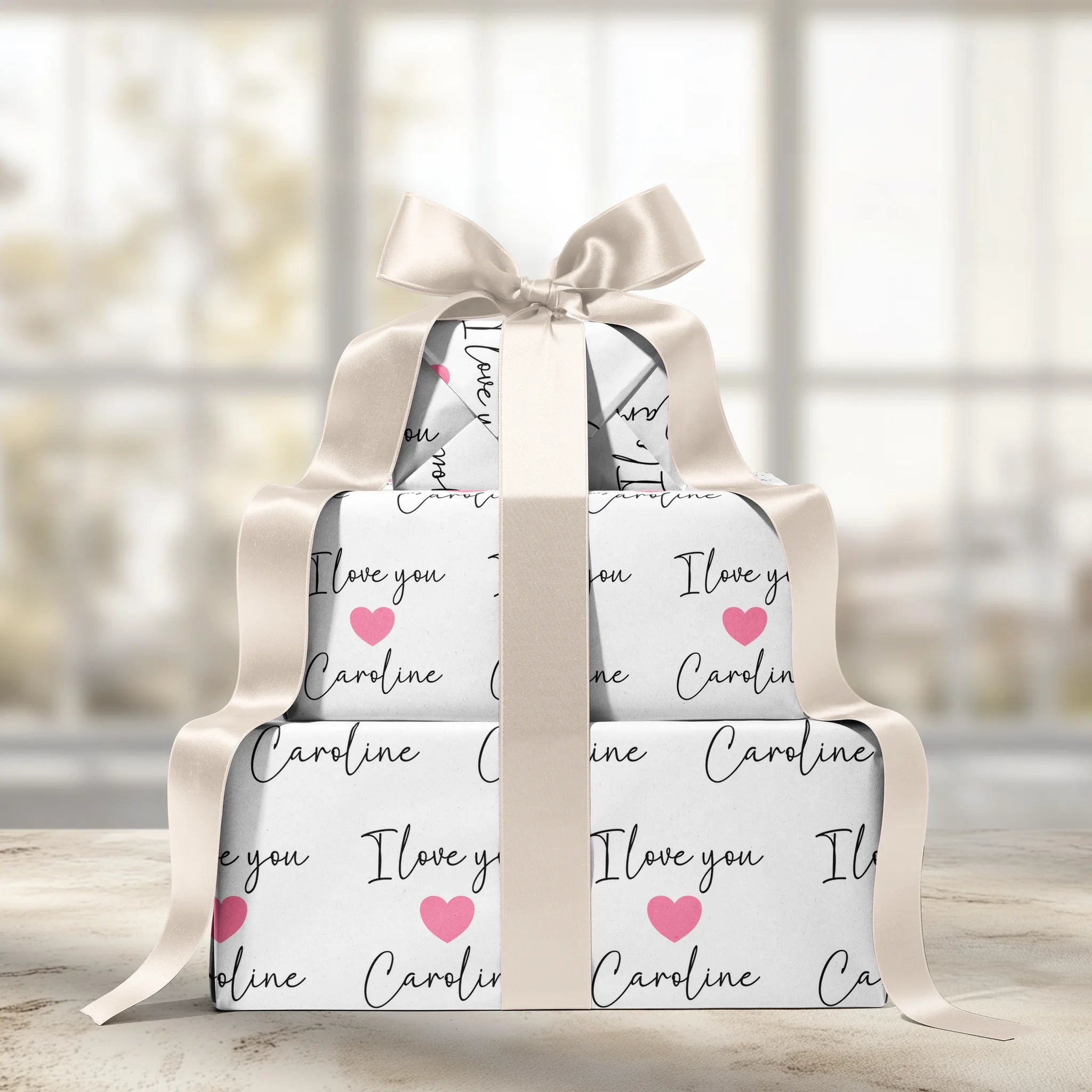 Wishful Script Gift Wrapping Paper