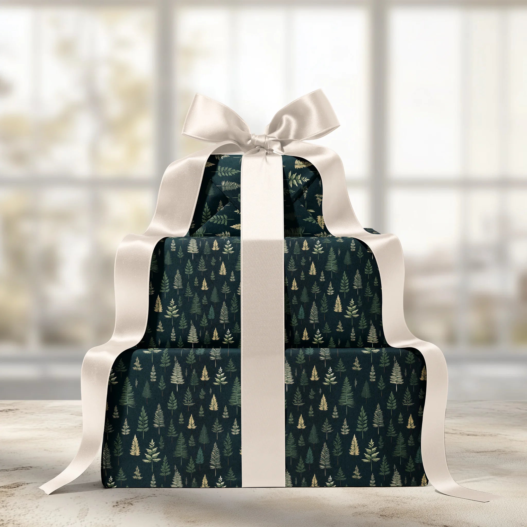 Evergreen Allure Gift Wrapping Paper