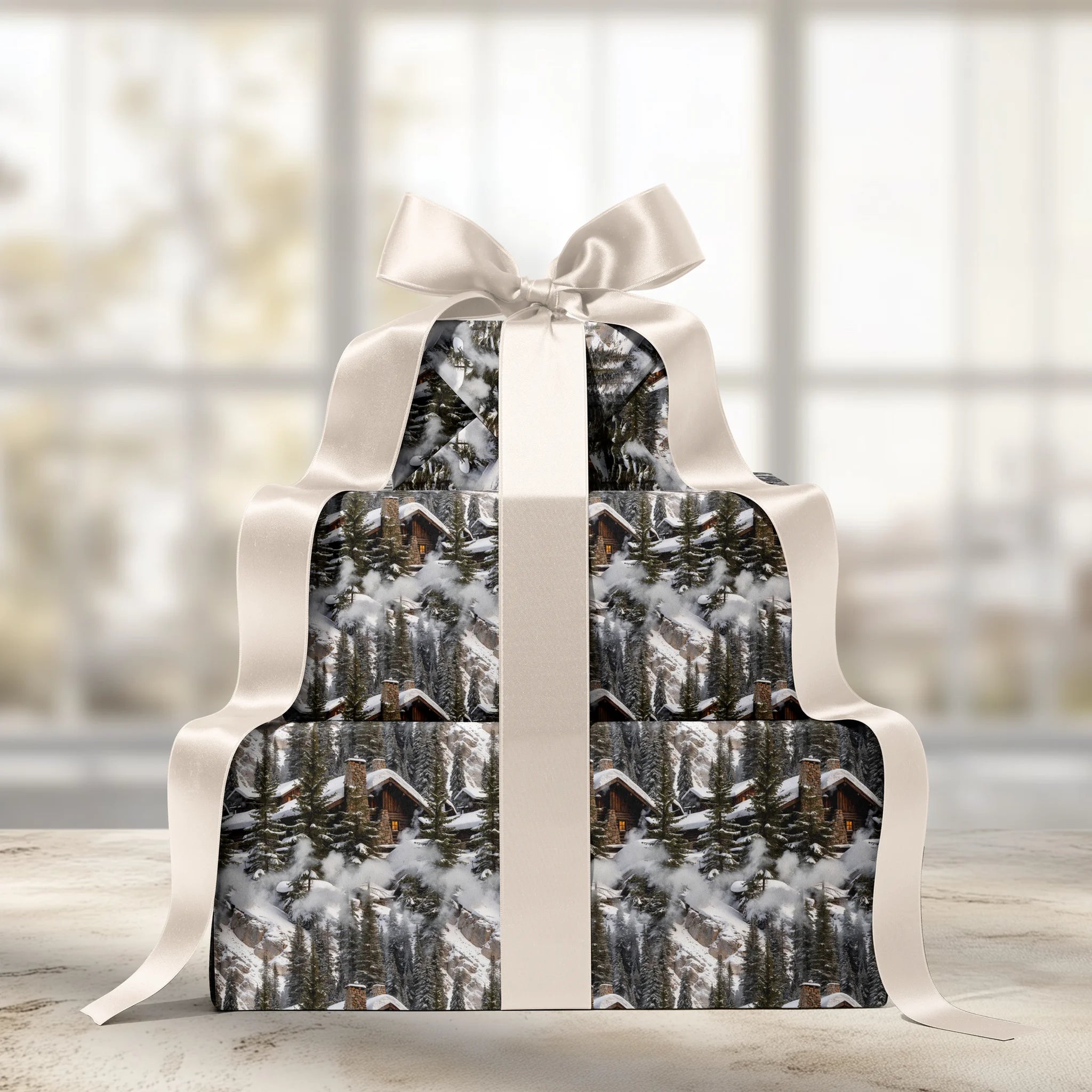 Cozy Quarters Gift Wrapping Paper