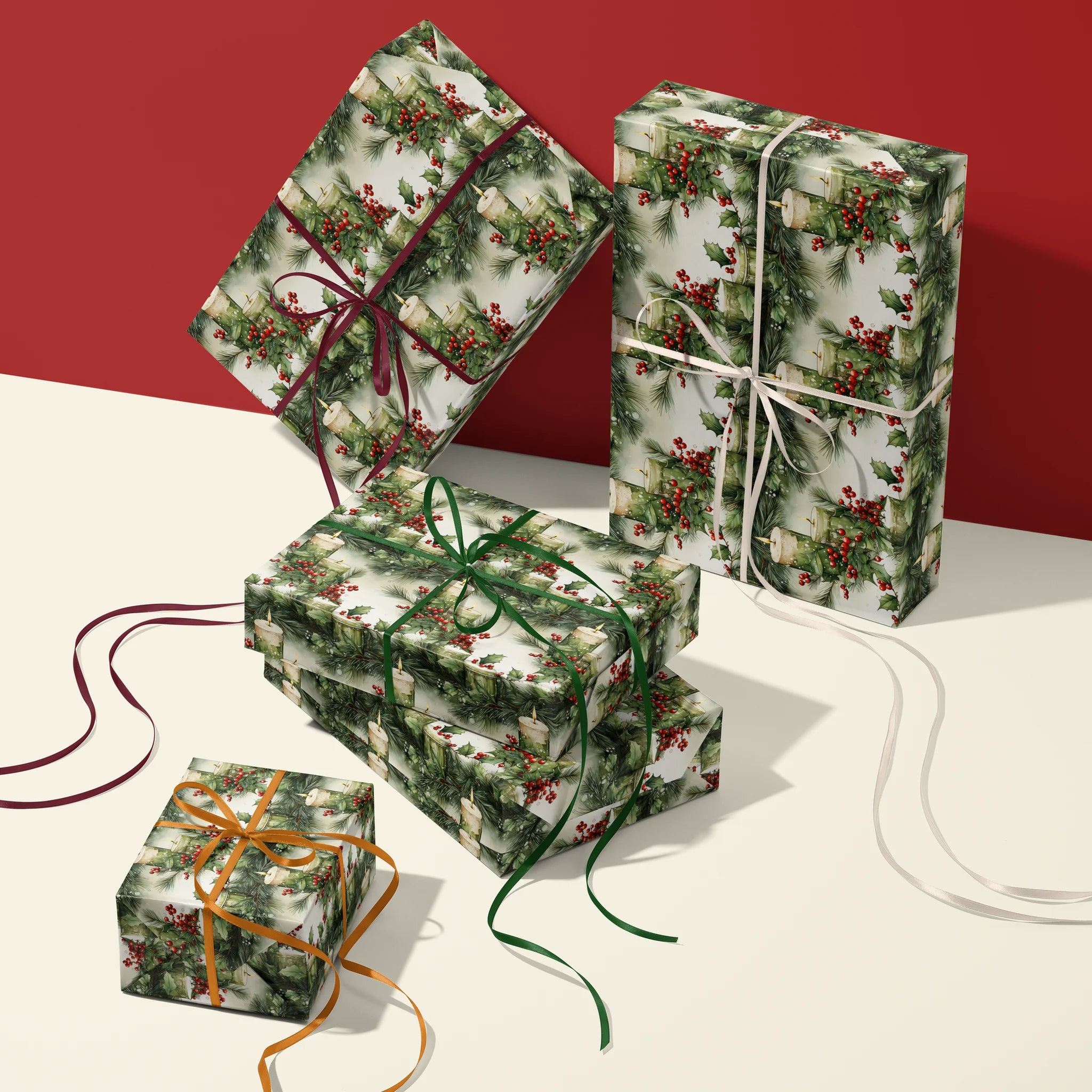 Candlelight Countdown Gift Wrapping Paper