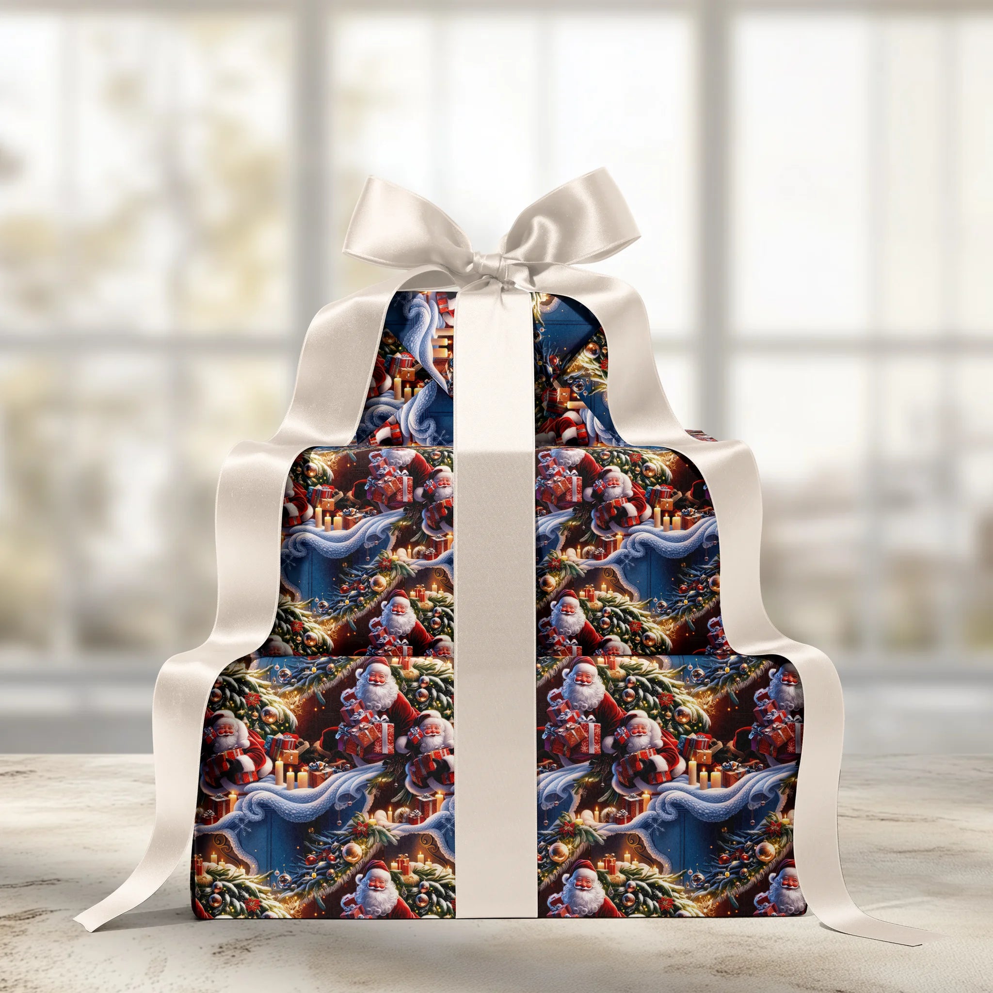 Ribbon Rumble Gift Wrapping Paper