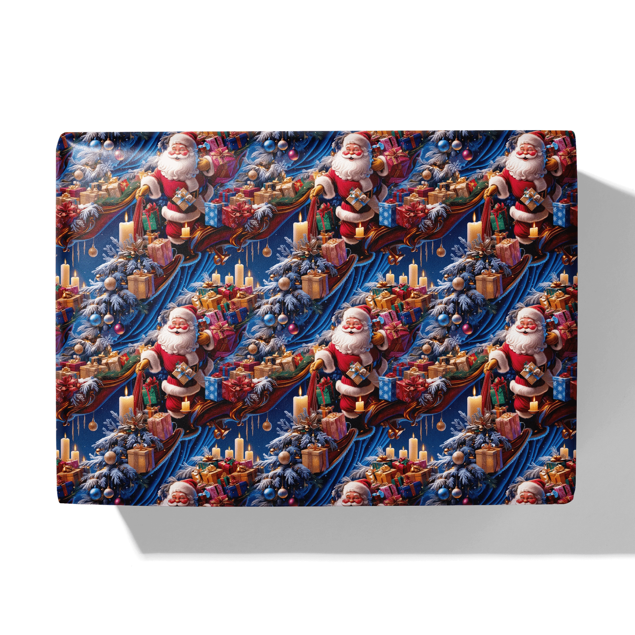 Santa’s Sleigh Shift Gift Wrapping Paper
