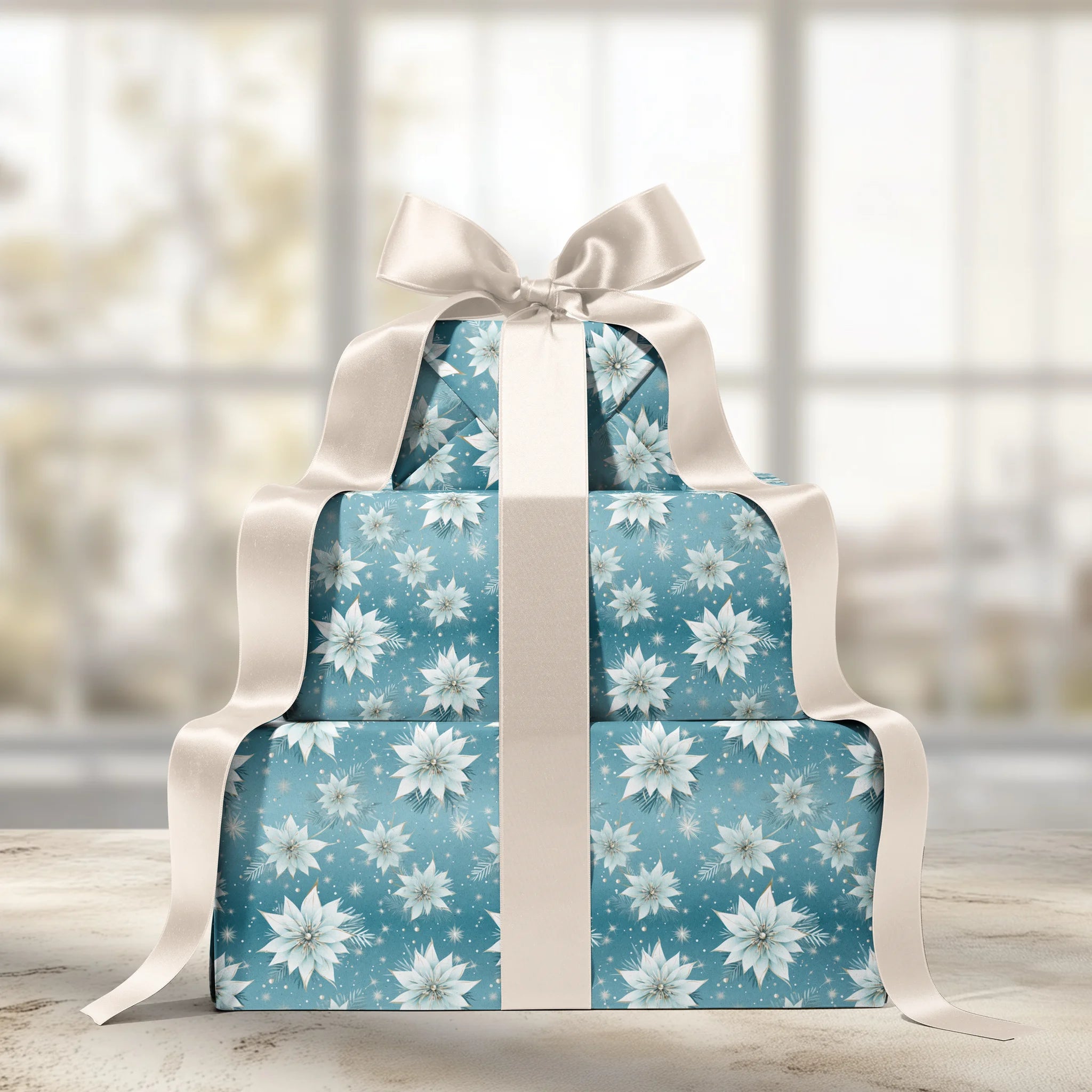 Frosted Finale Gift Wrapping Paper