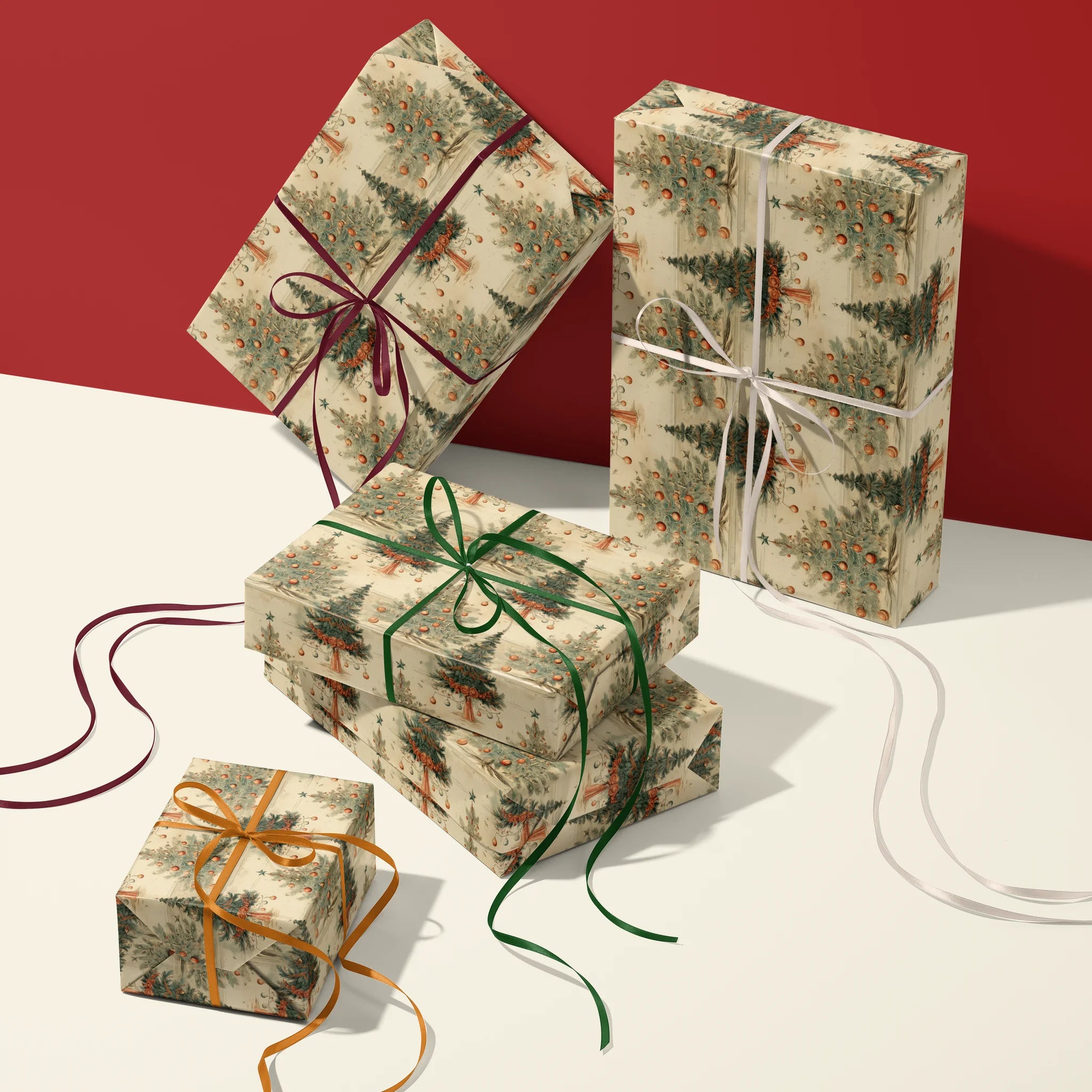 Tree-luxe Delivery Gift Wrapping Paper
