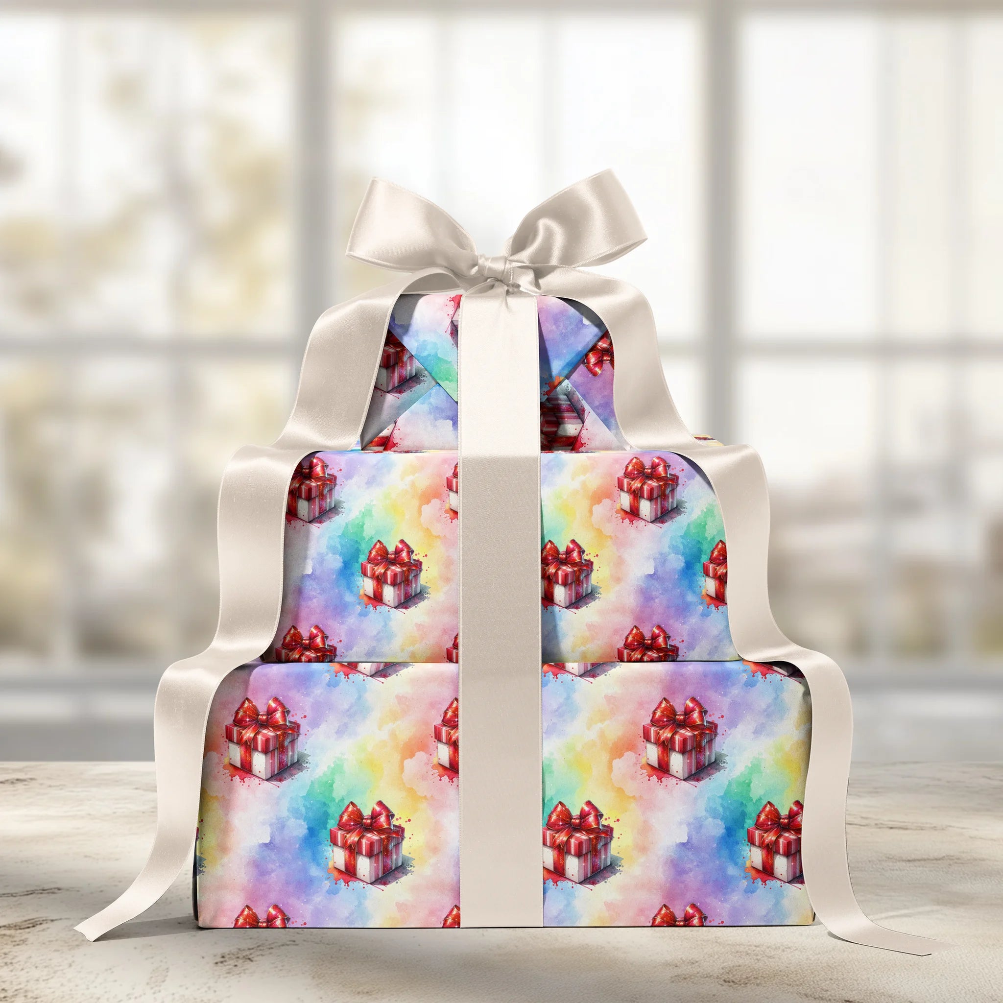 Present Company Included Gift Wrapping Paper