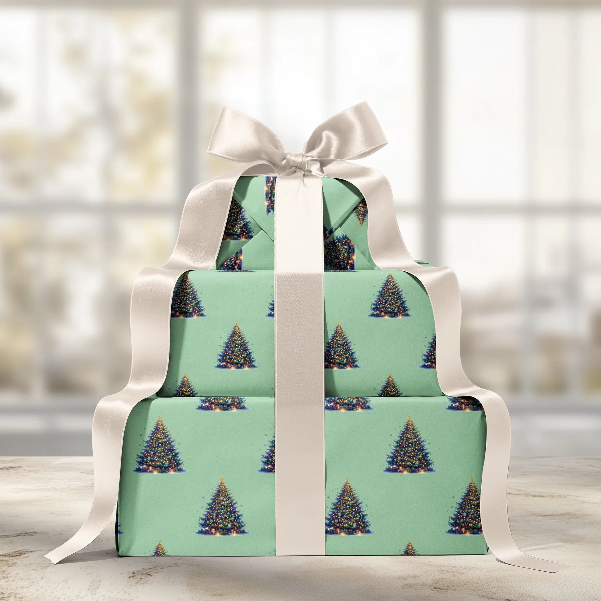 Spruce Route Gift Wrapping Paper