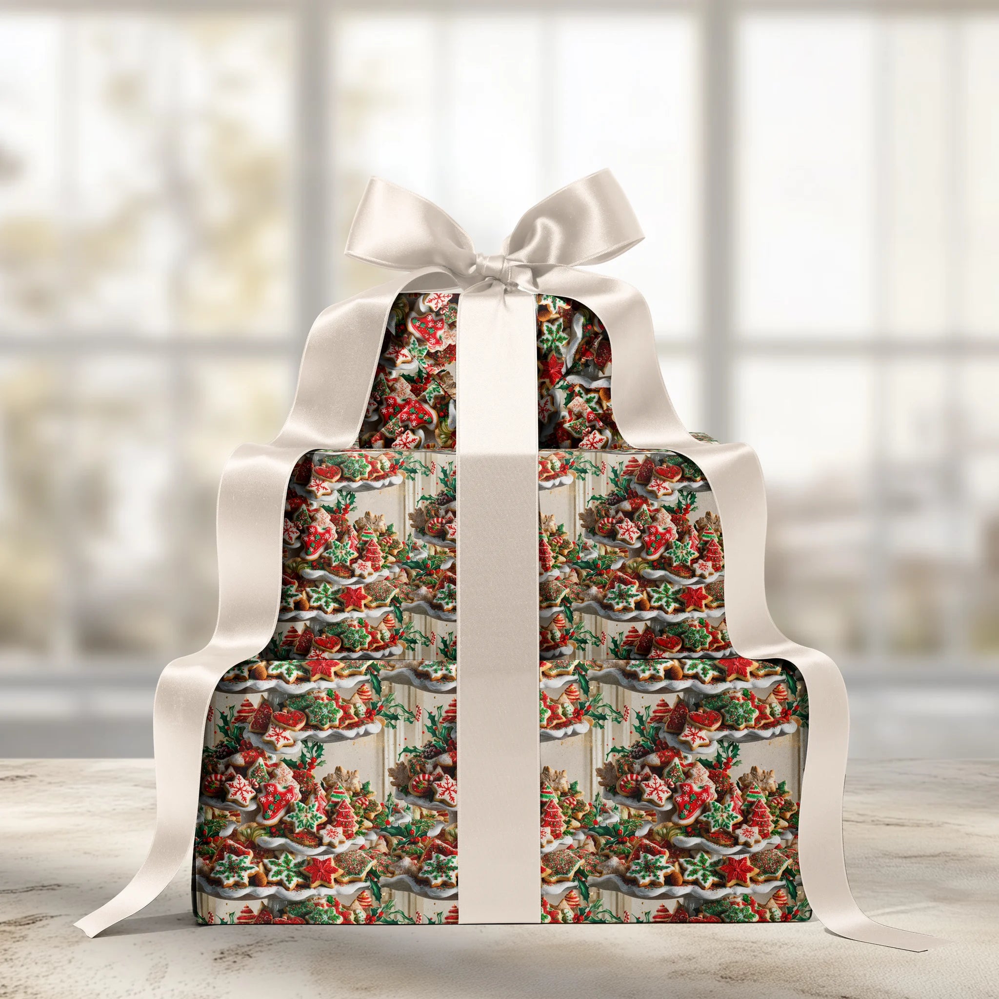 Snow Day Sendoff Gift Wrapping Paper