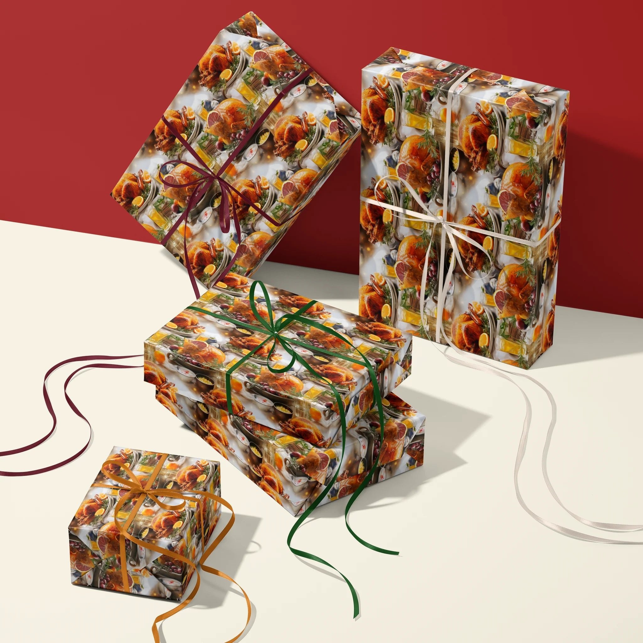 Santa’s Supper Gift Wrapping Paper