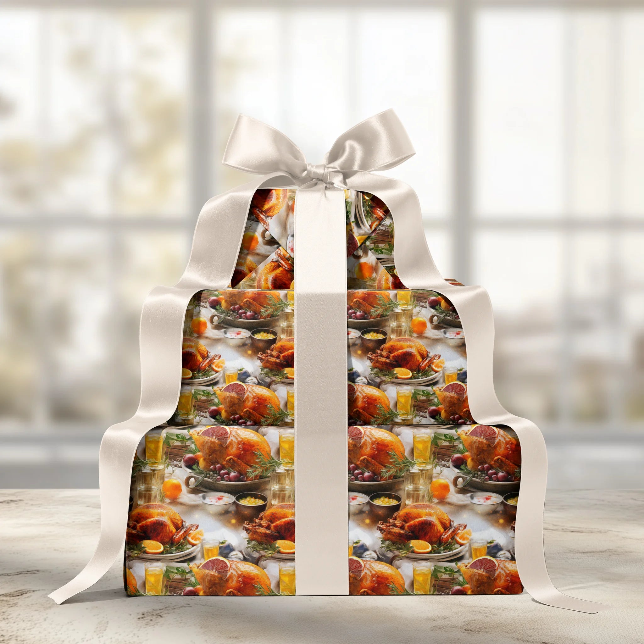 Santa’s Supper Gift Wrapping Paper