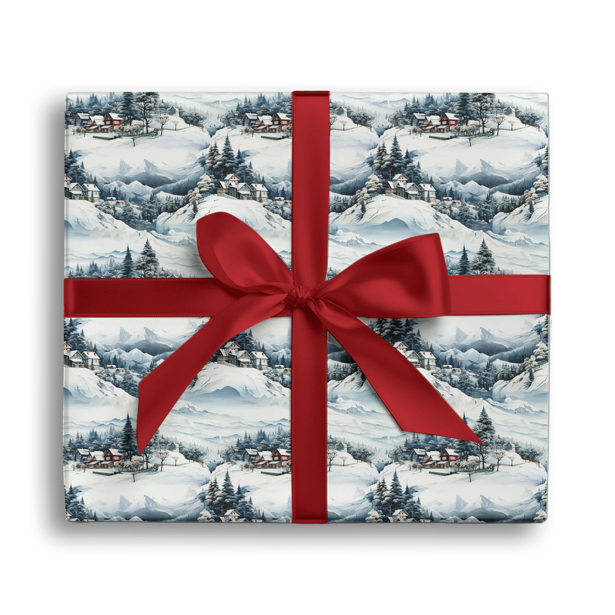 Cozy Cottage Cover Gift Wrapping Paper
