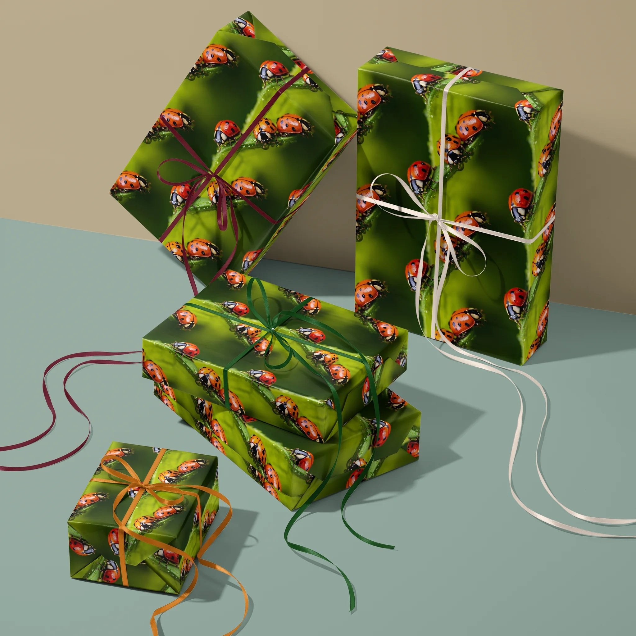 Lucky Bug Gift Wrapping Paper