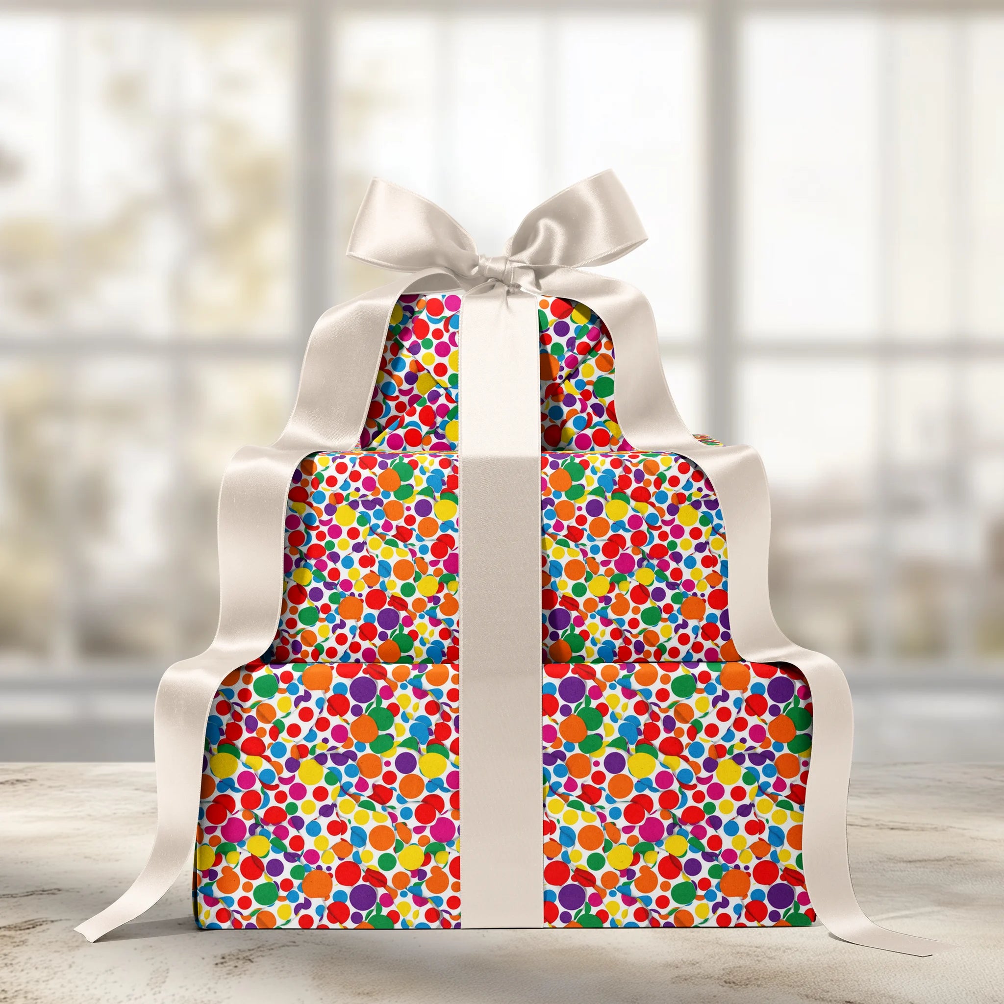 Polka Dot Party Gift Wrapping Paper
