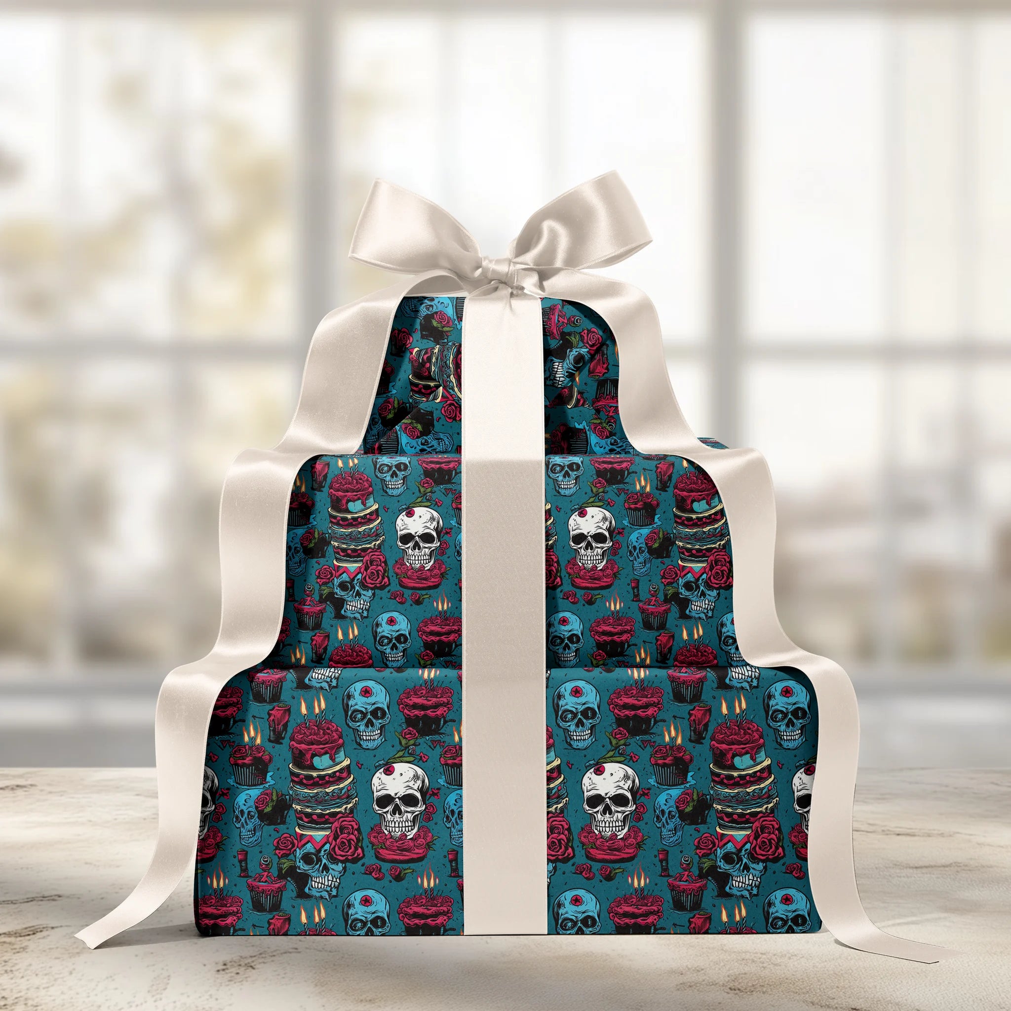 Dead Serious Party Gift Wrapping Paper