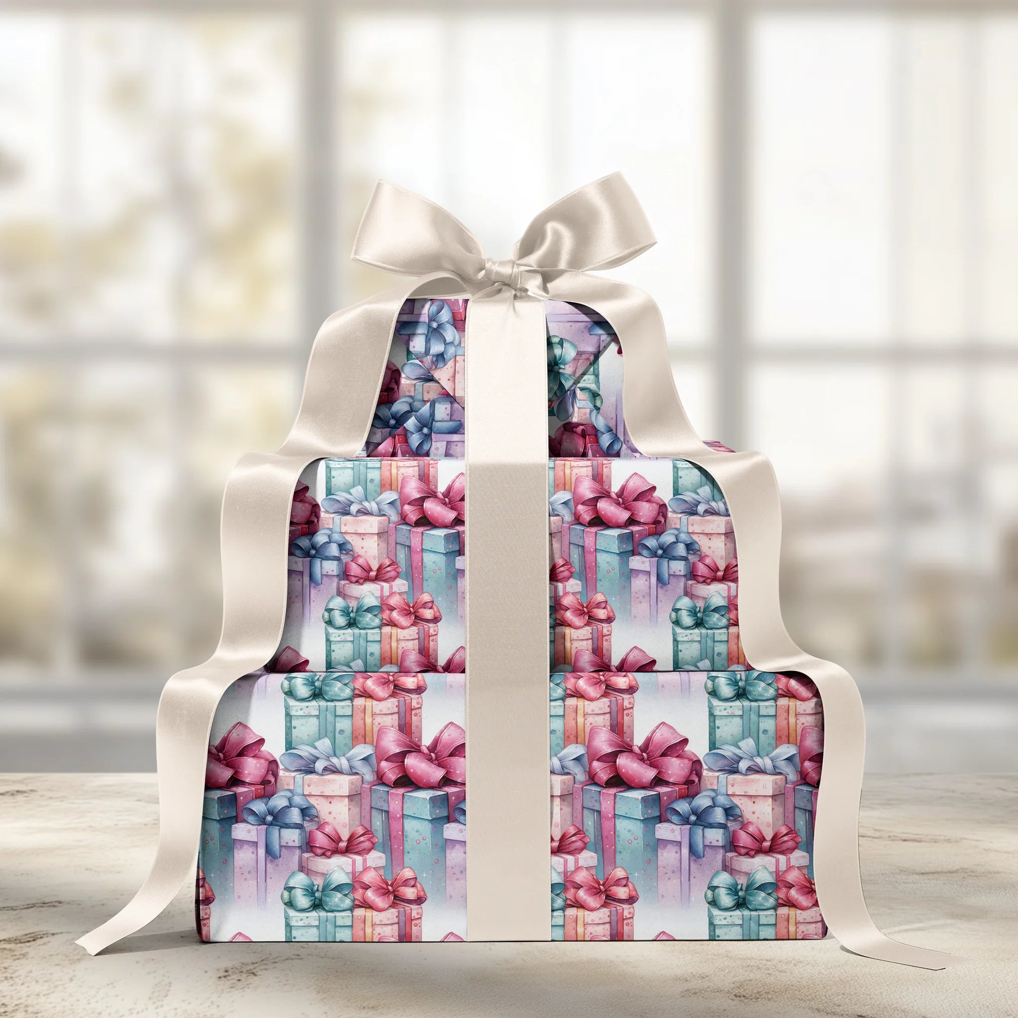 Ribbon Riddles Gift Wrapping Paper