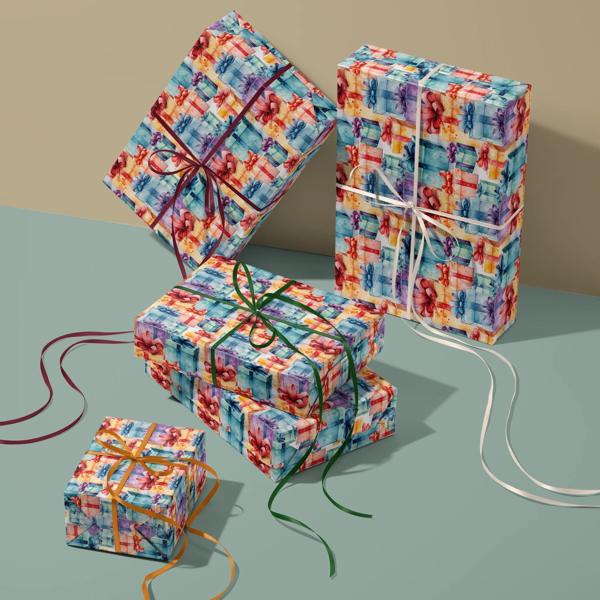 Bow-ld Move Gift Wrapping Paper