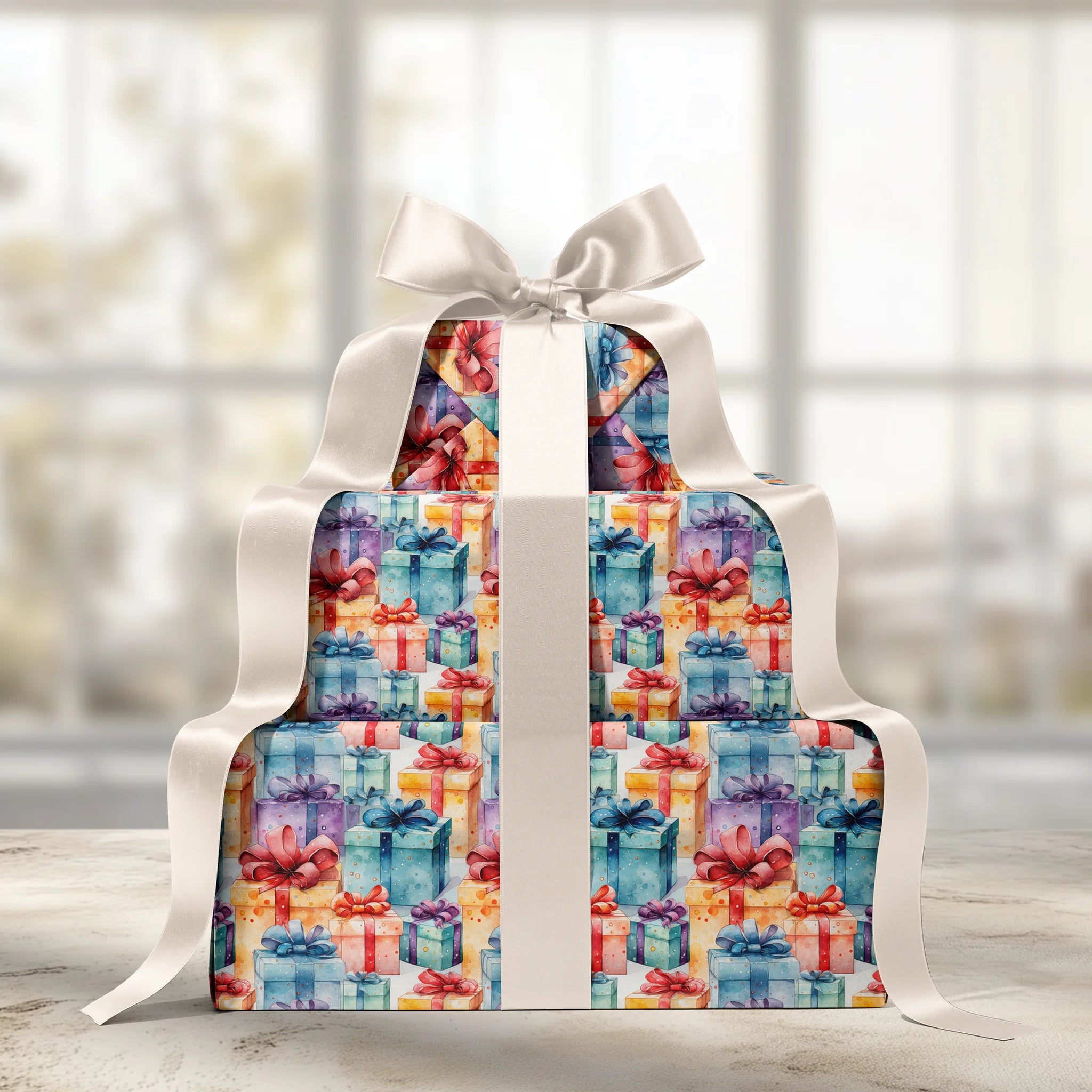 Bow-ld Move Gift Wrapping Paper
