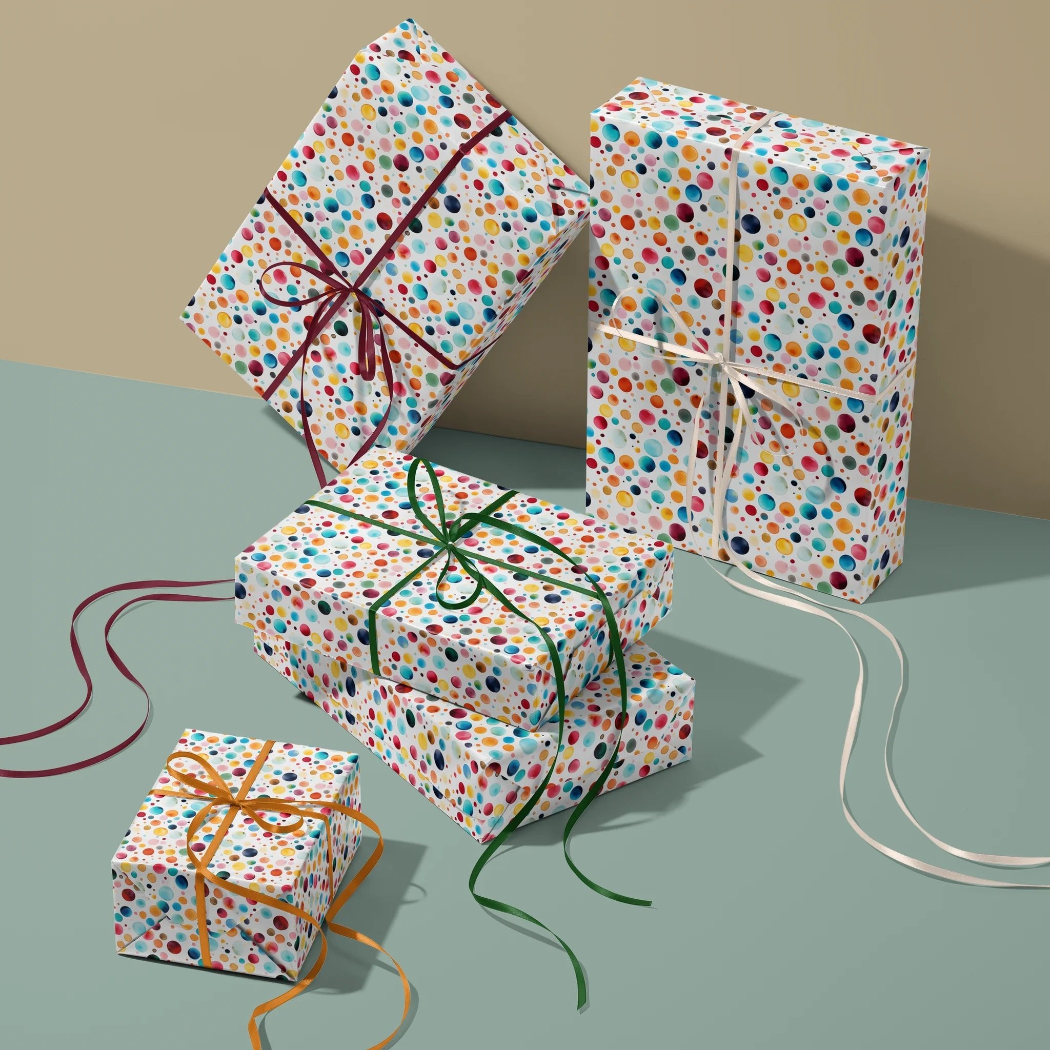Dot the Icing Gift Wrapping Paper
