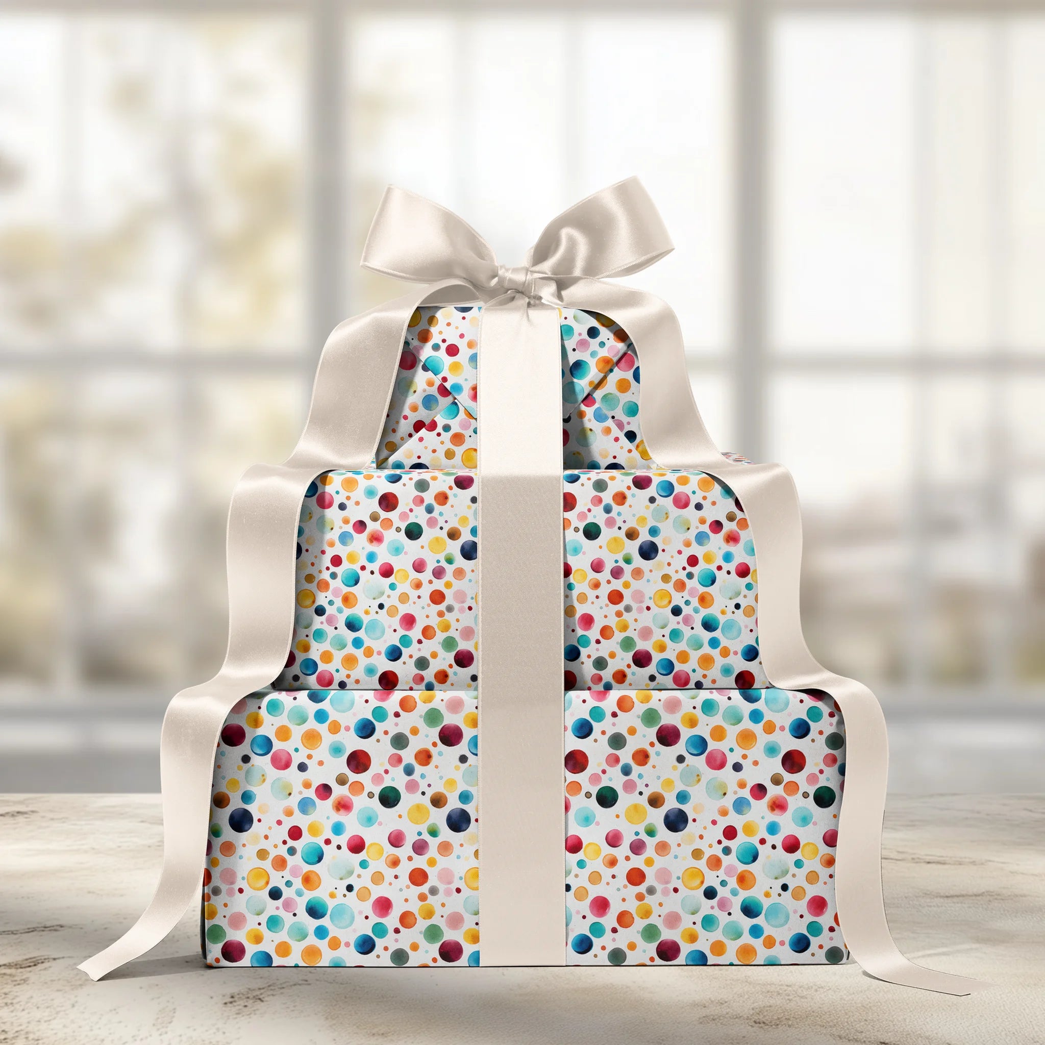Dot the Icing Gift Wrapping Paper