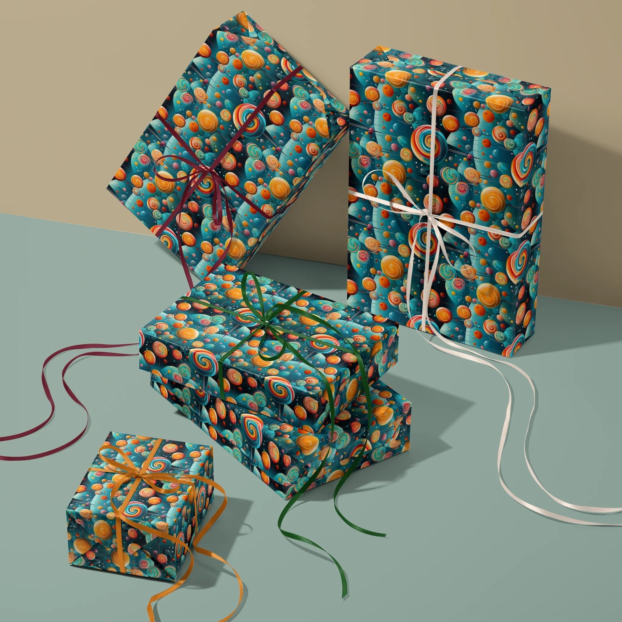 Candy Coated Wishes Gift Wrapping Paper