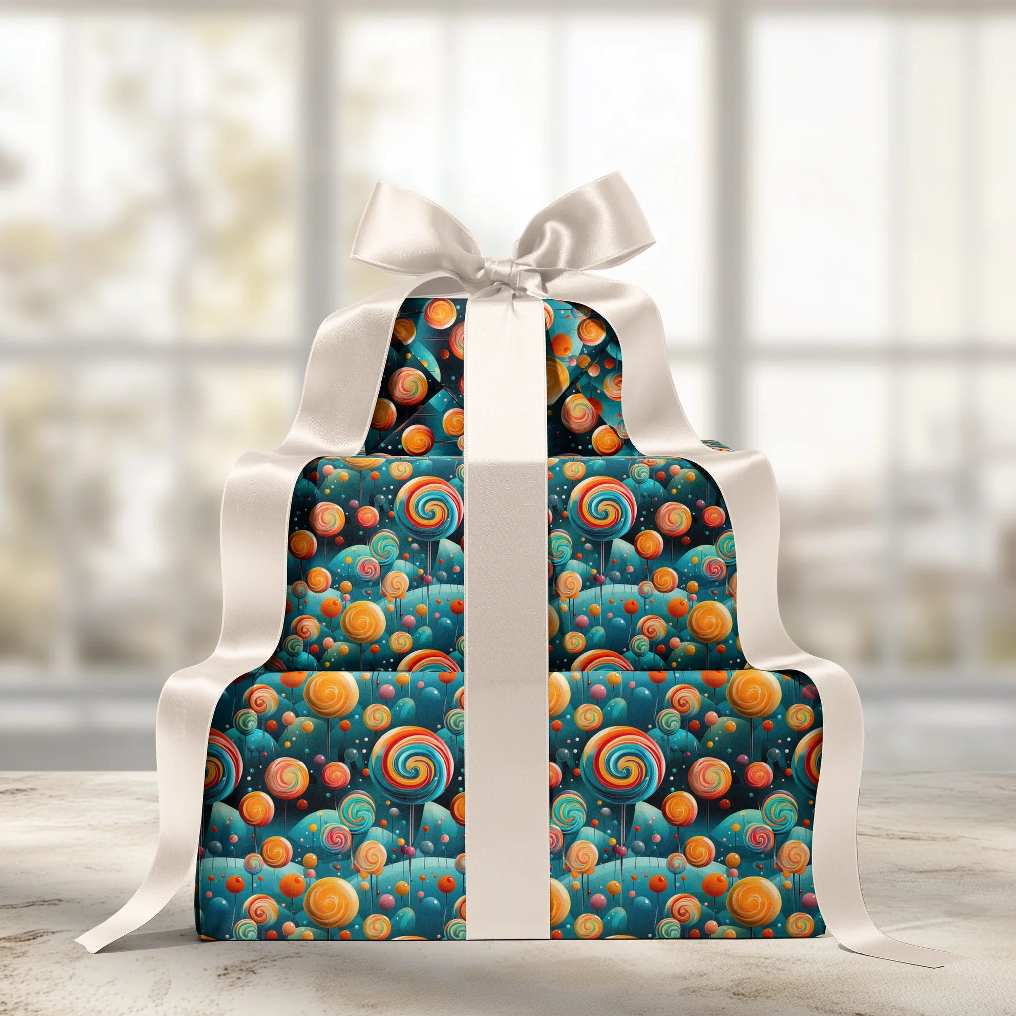 Candy Coated Wishes Gift Wrapping Paper