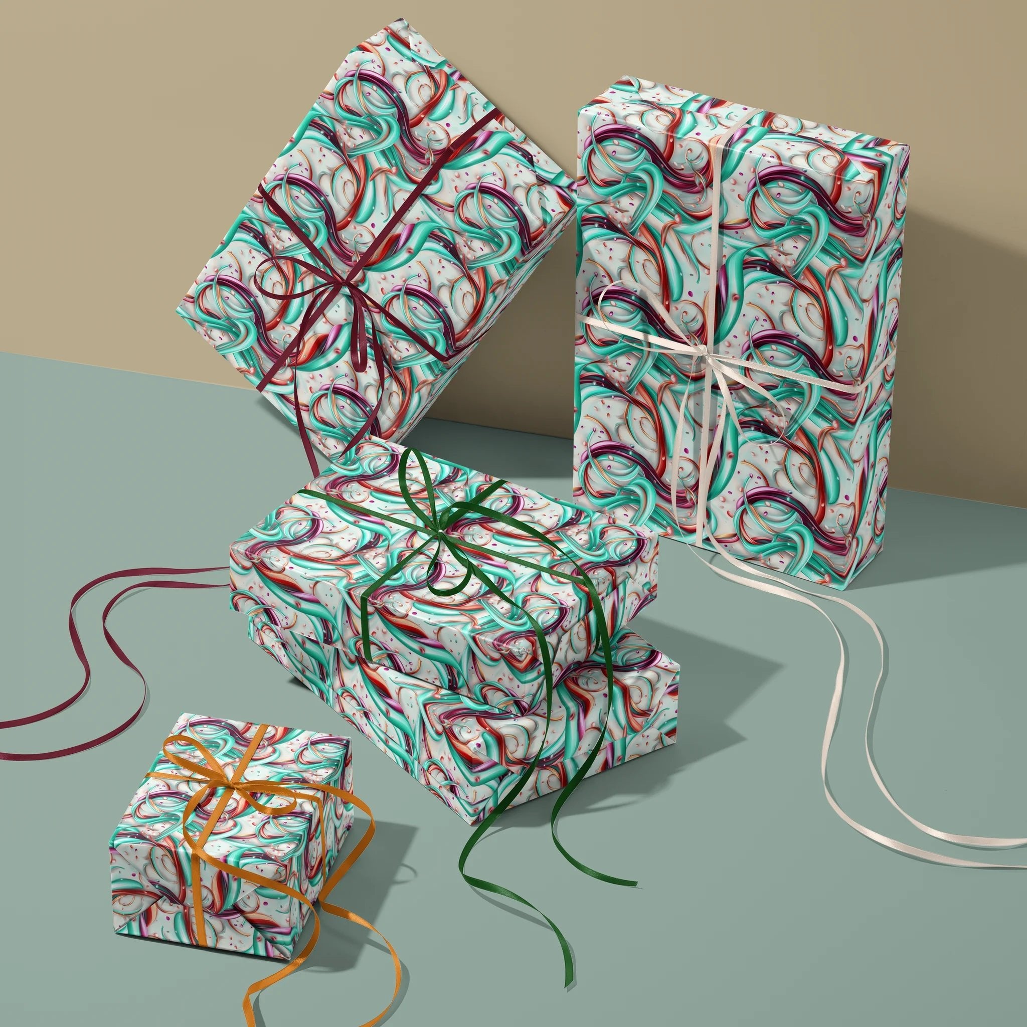 Loop & Cheer Gift Wrapping Paper