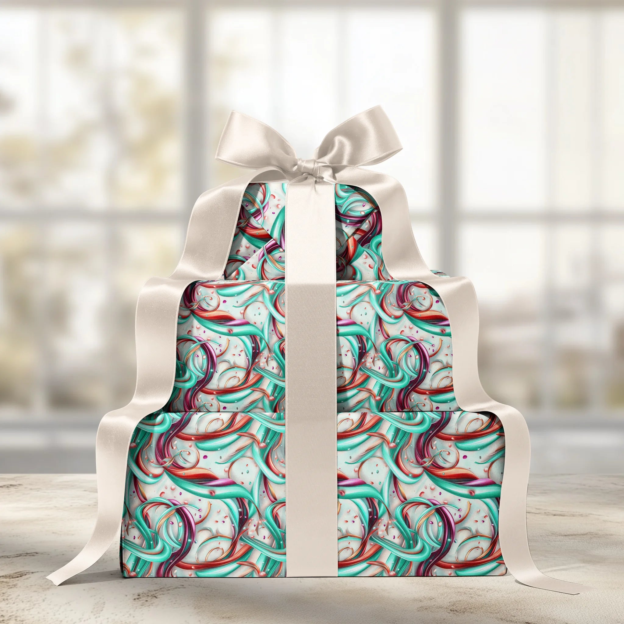Loop & Cheer Gift Wrapping Paper