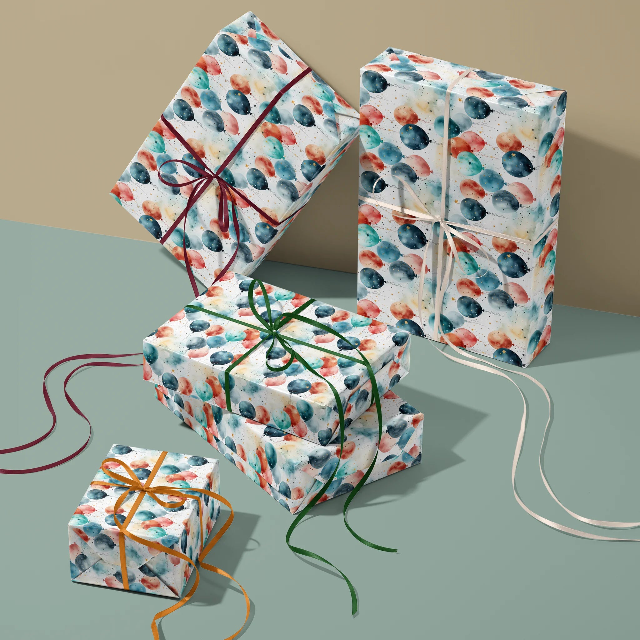 Up Up Array Gift Wrapping Paper